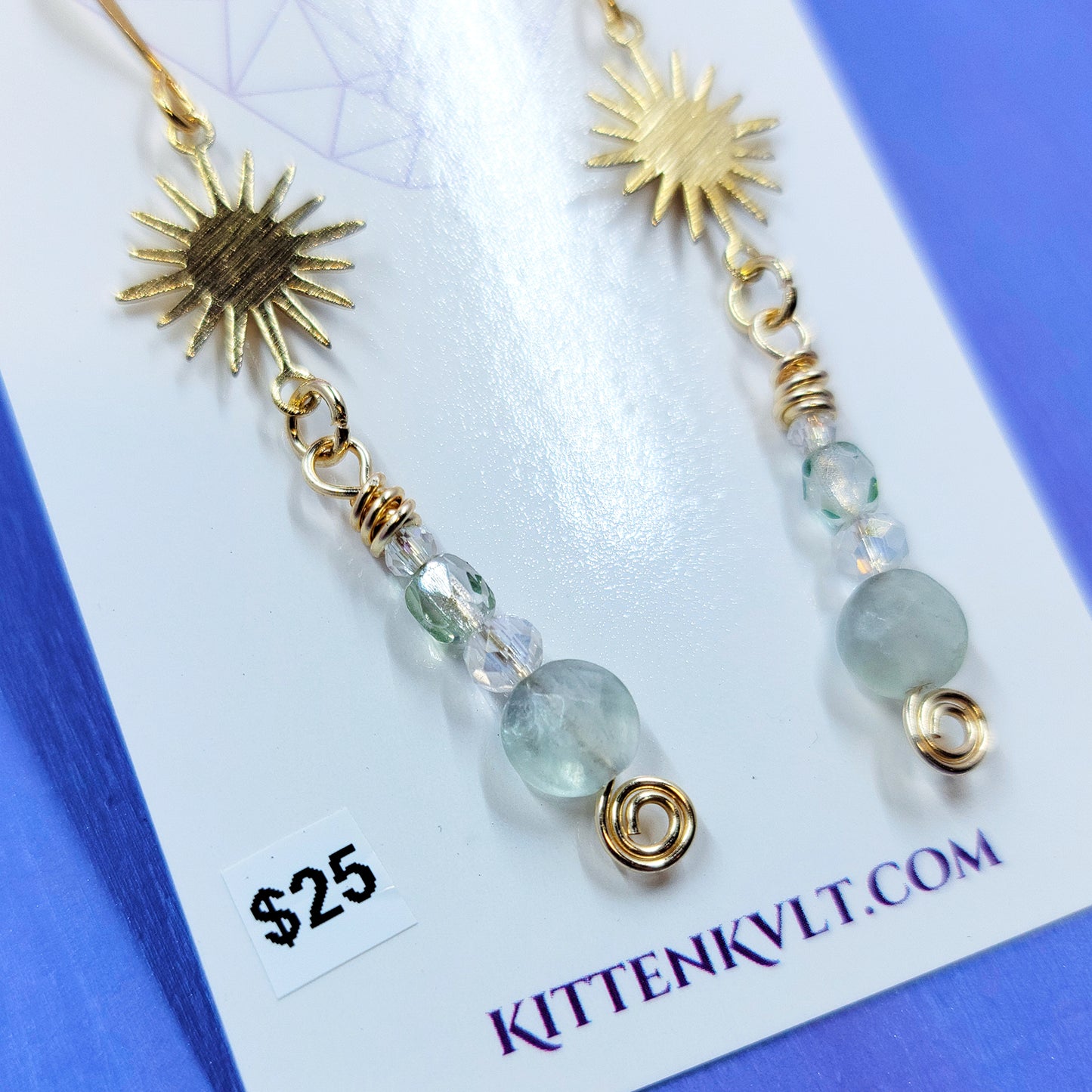 Celestial Fairy Fluorite Earrings