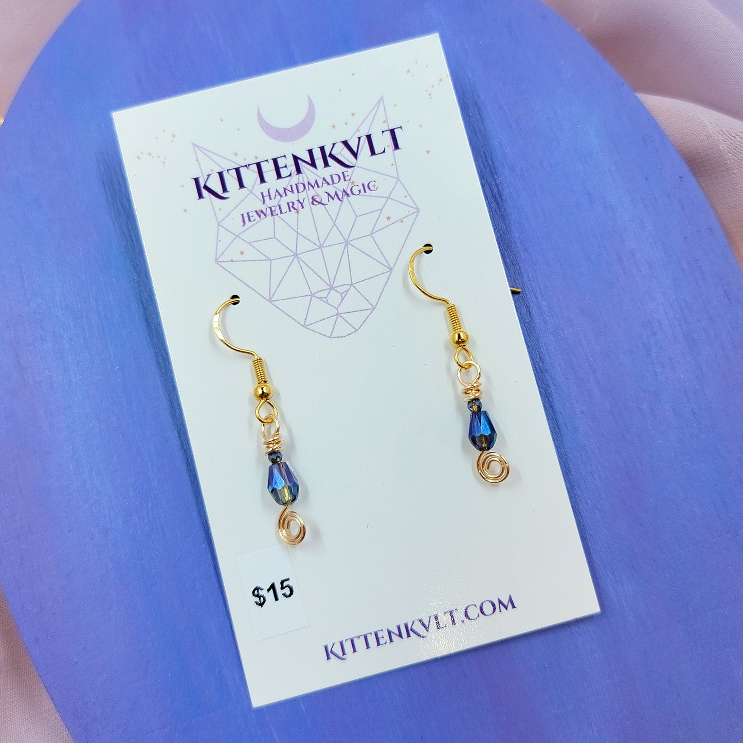 Dainty Ethereal Sun Catcher Earrings