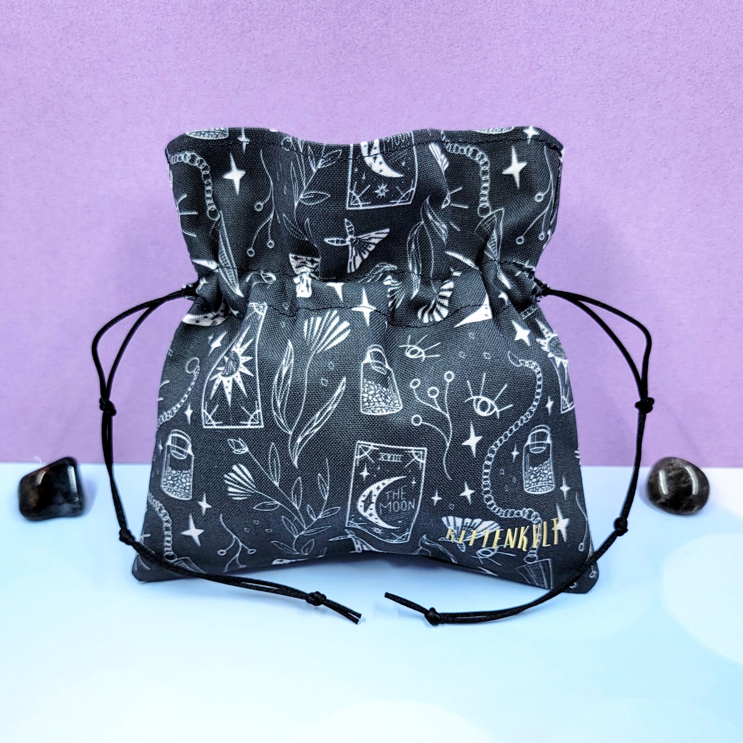 Divination Witch Mystical Goth Crystal Pouch