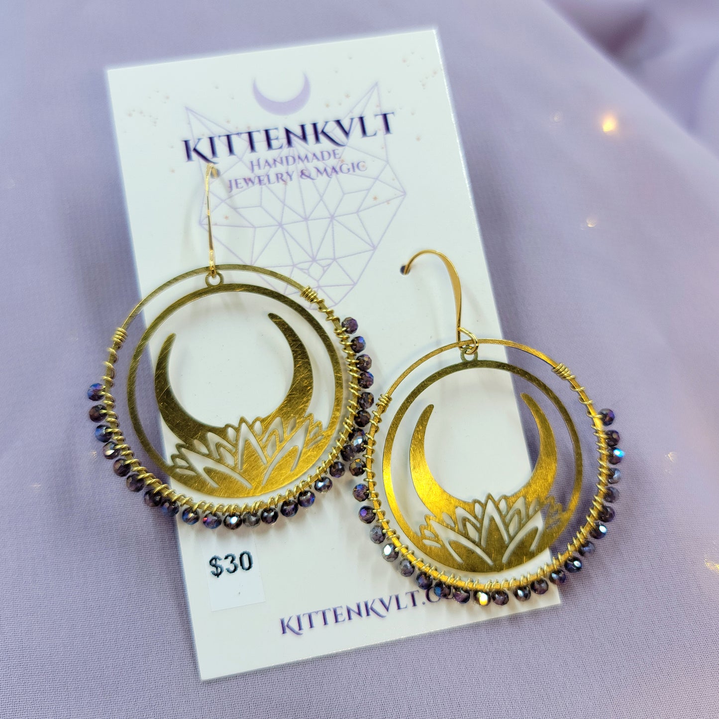 Mystical Lotus Earrings