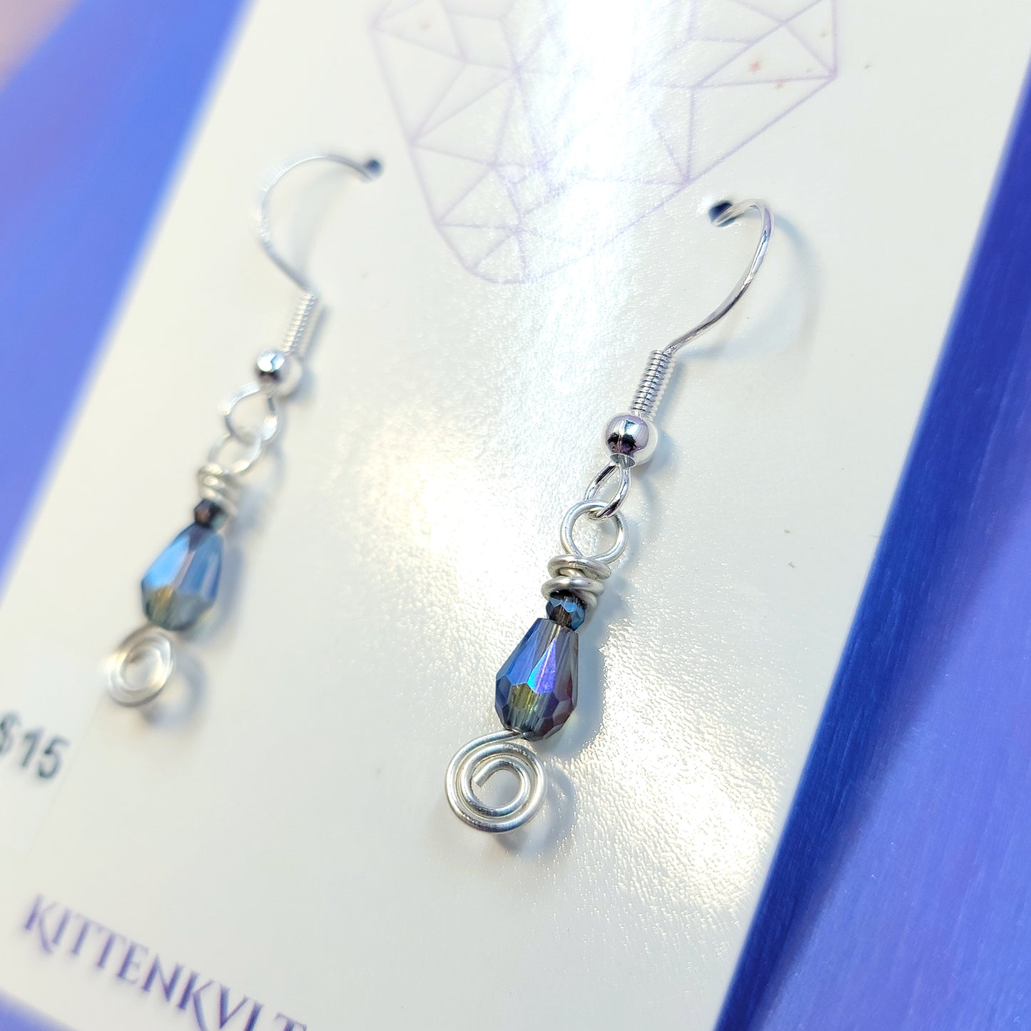 Dainty Ethereal Sun Catcher Earrings