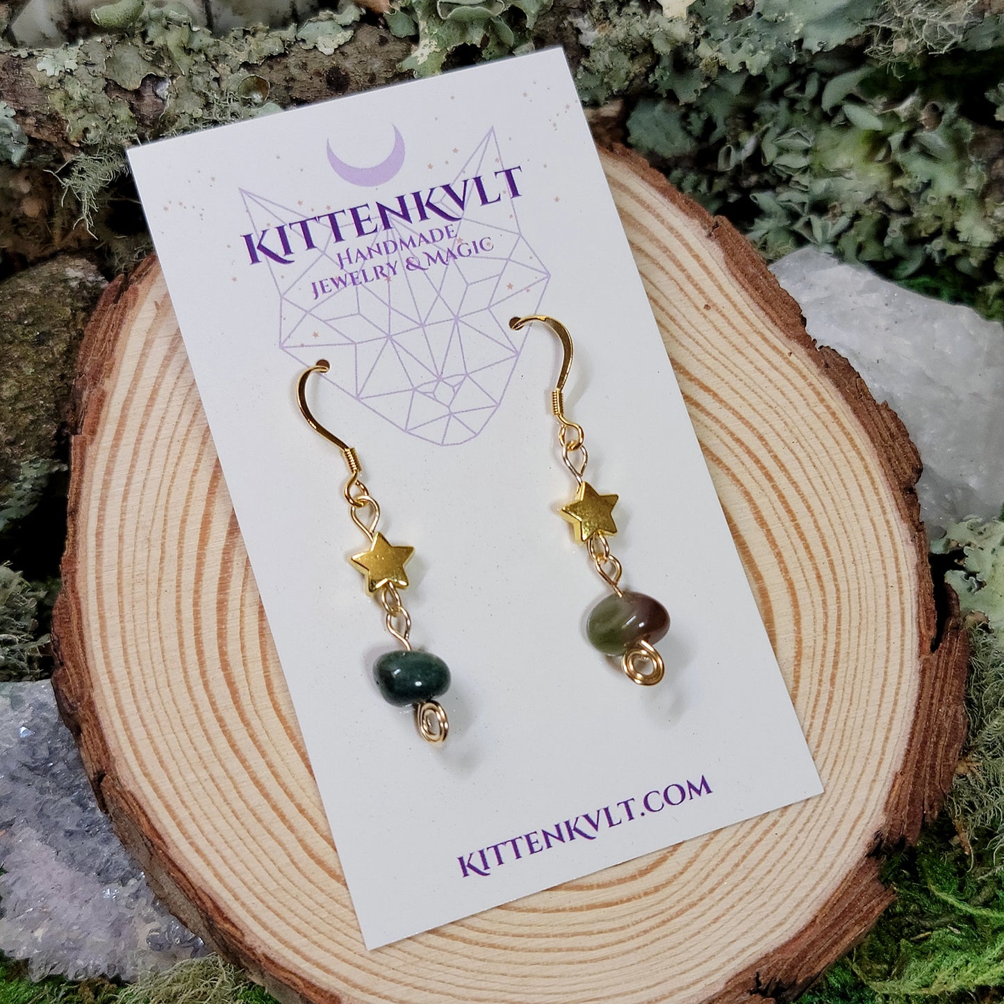 Celestial Ocean Jasper Earrings