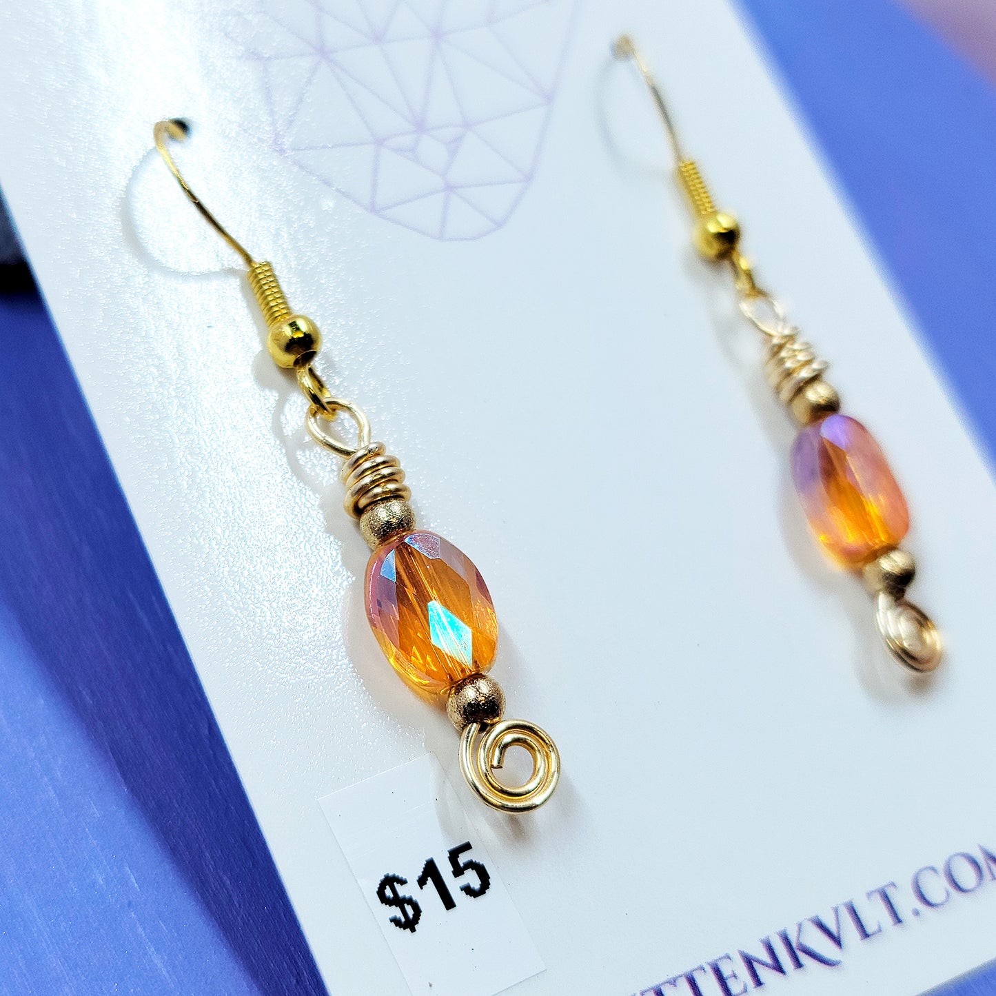 Dainty Ethereal Sun Catcher Earrings