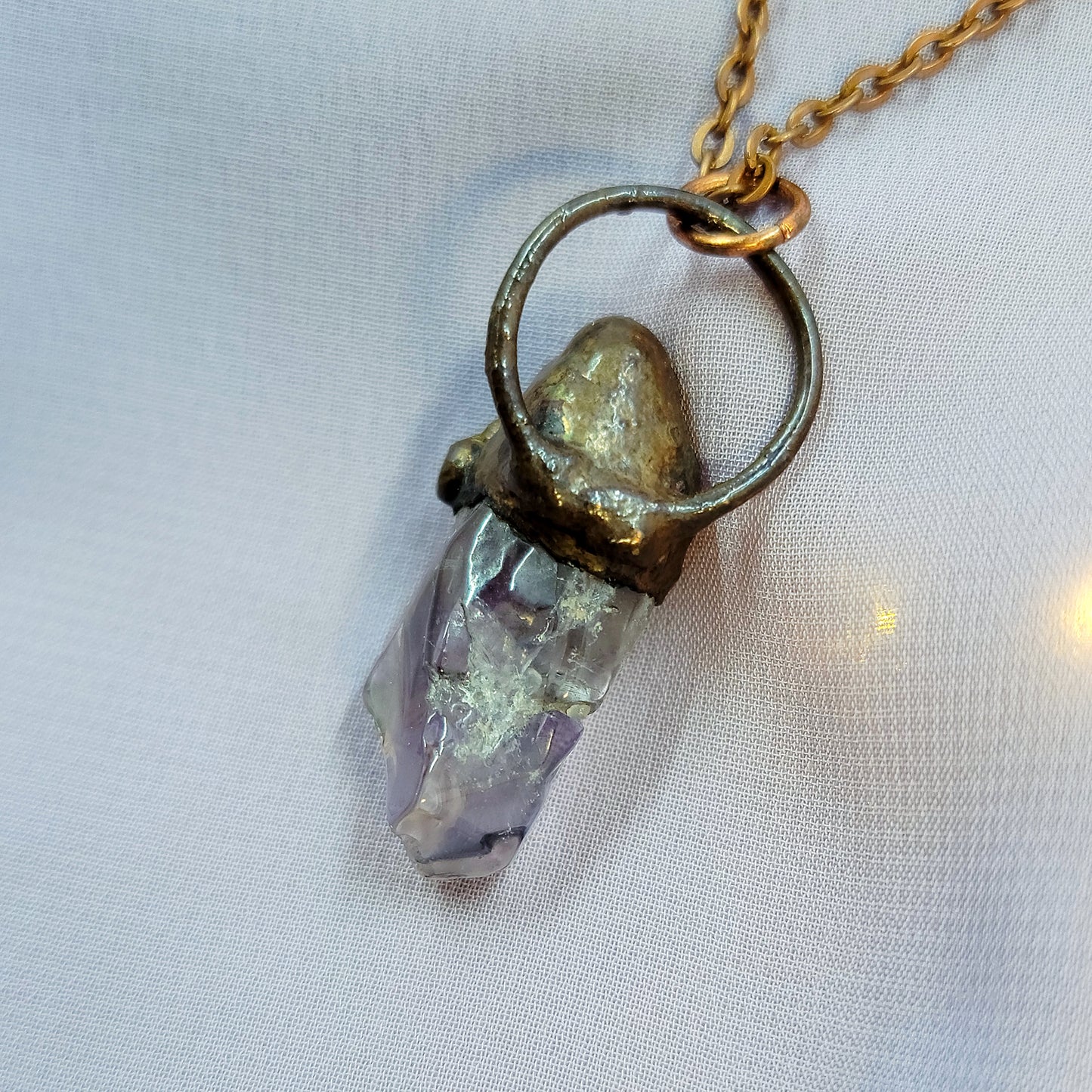 Amethyst Sea Witch Barnical Necklace