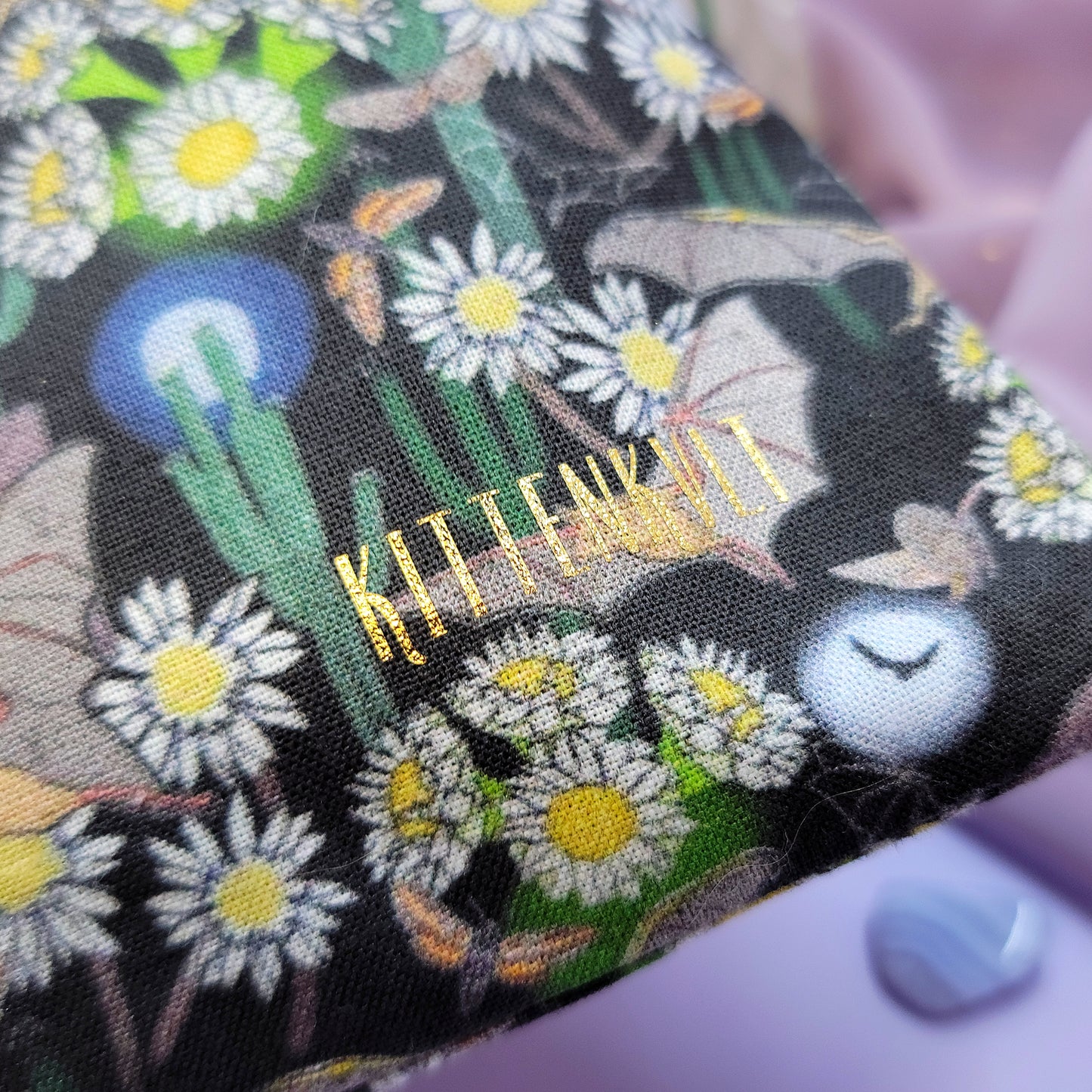 Bat & Moth Flower Crystal Trinket Pouch