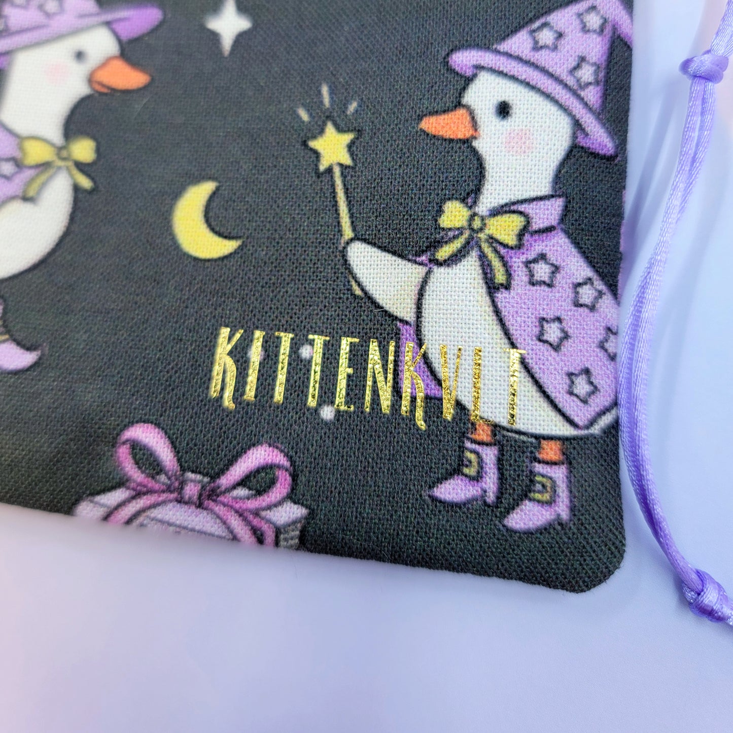 Magical Witchy Goose Crystal Pouch