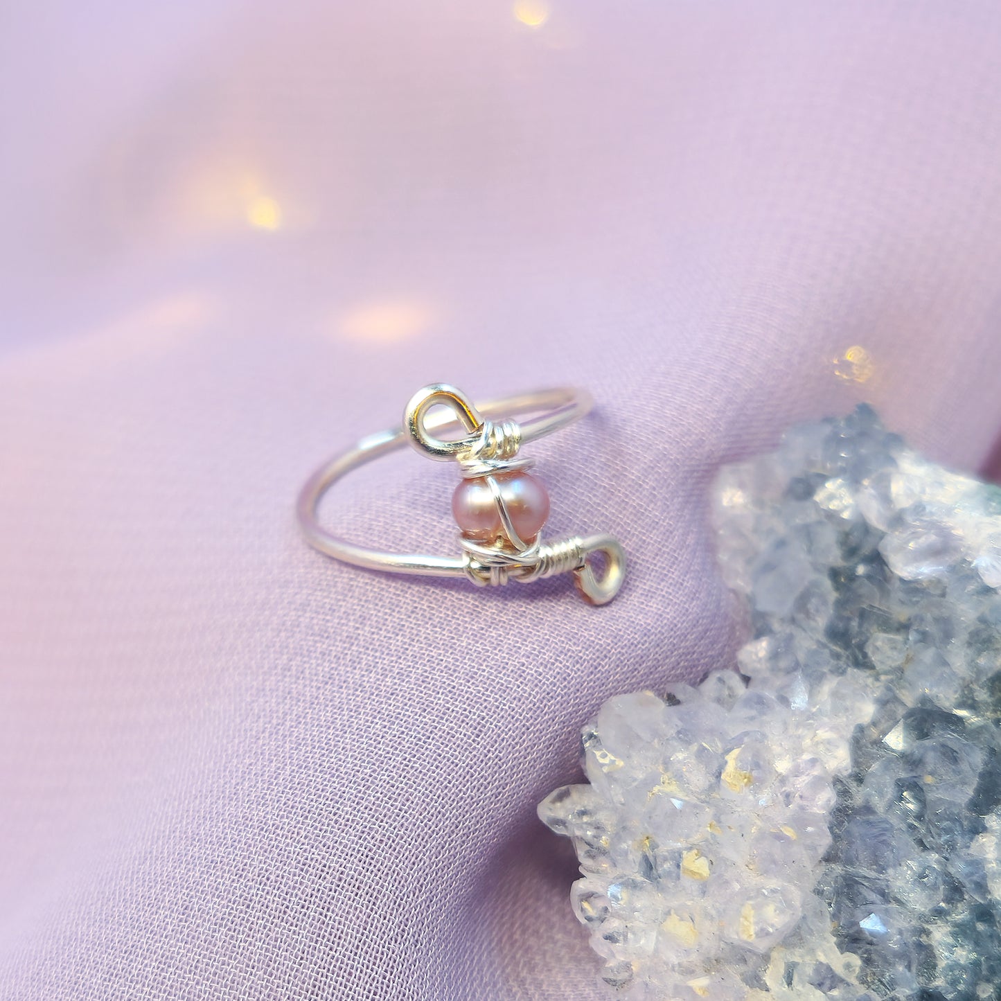 Dainty Fairy Pearl Ring