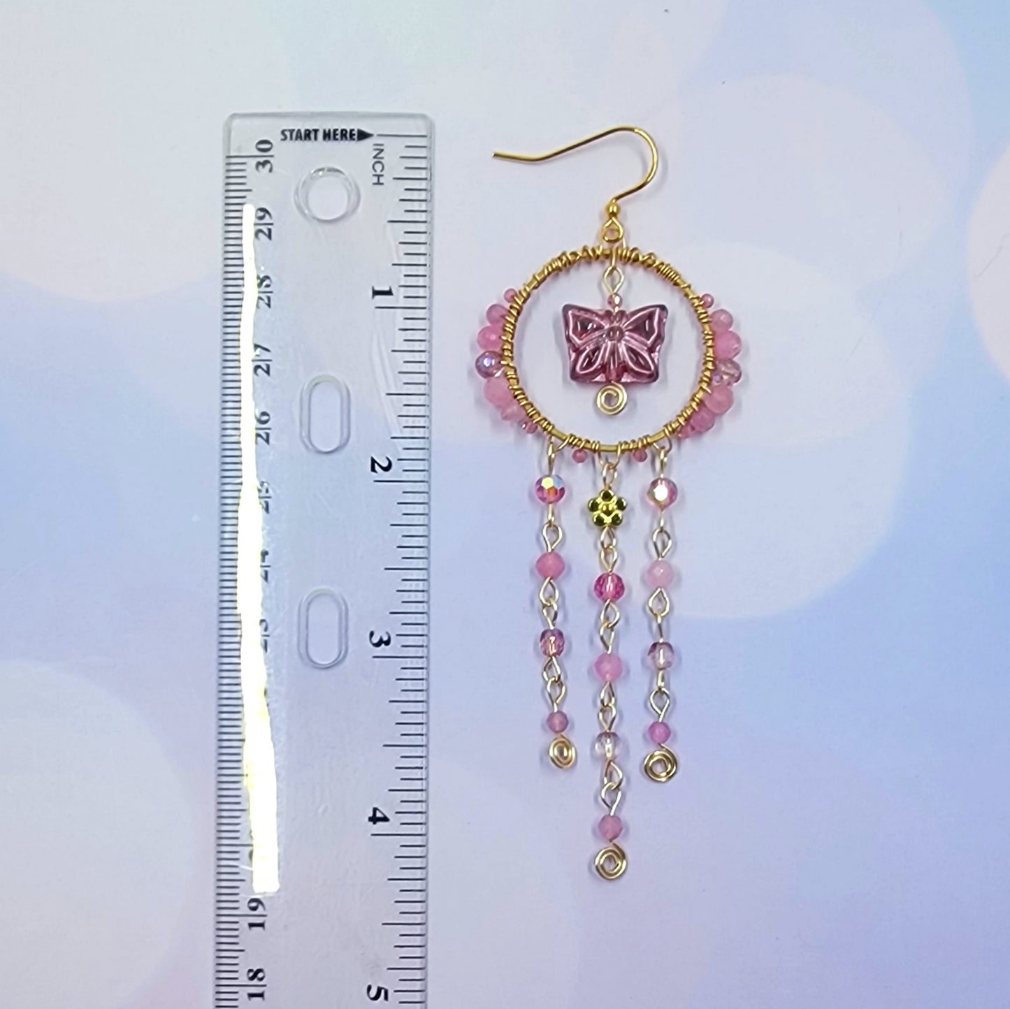 Crystal Butterfly Earrings