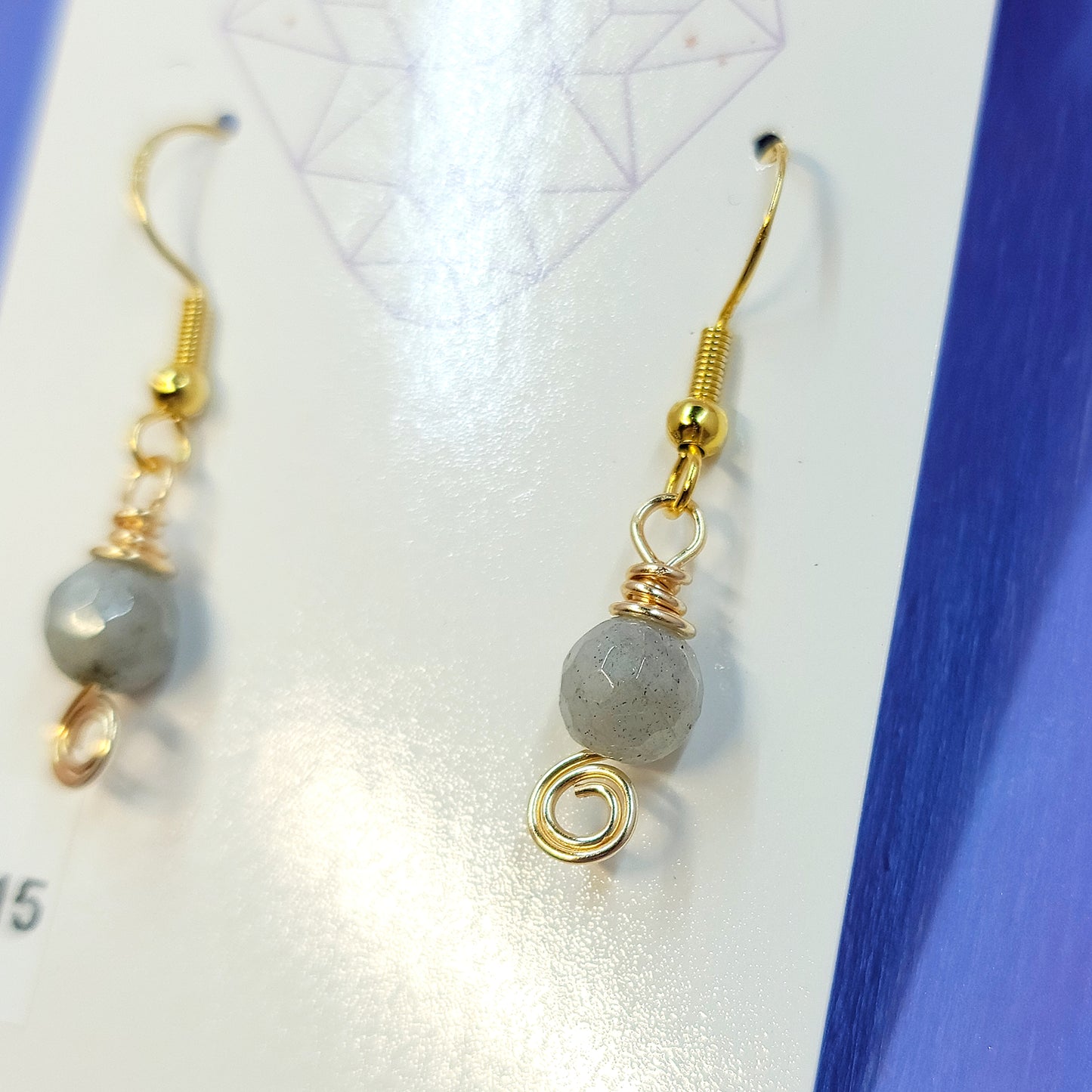 Dainty Fairy Ethereal Labradorite Earrings