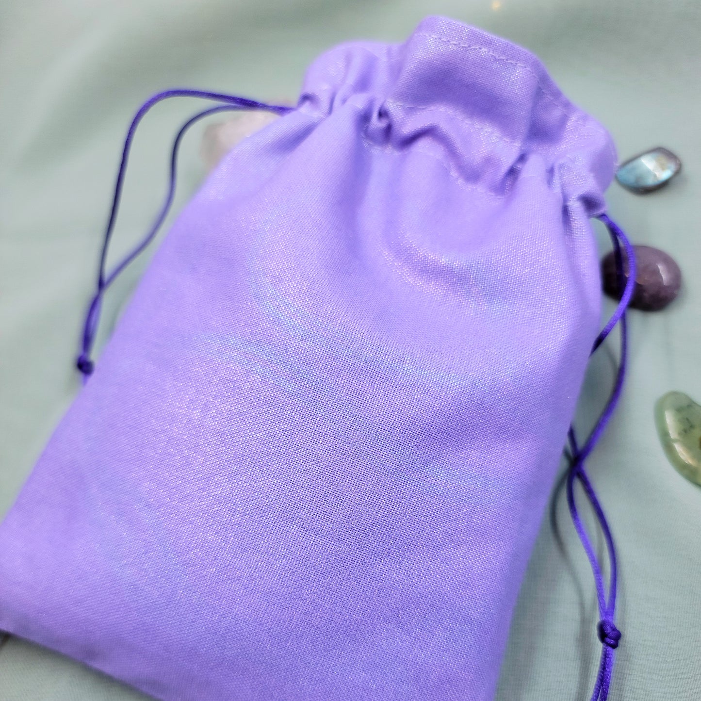 Holographic Space Babe Celestial Alien Crystal Trinket Pouch