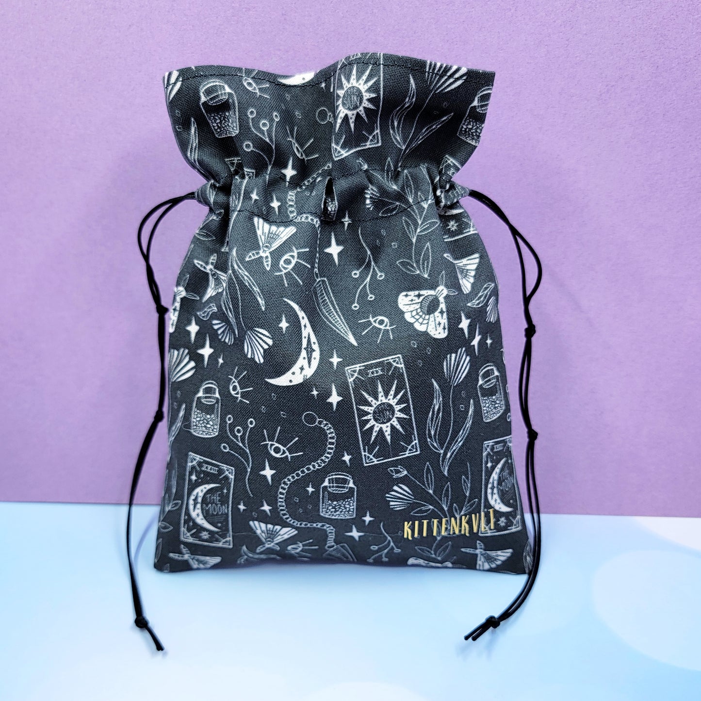 Mystical Divination Witch Goth Trinket Pouch