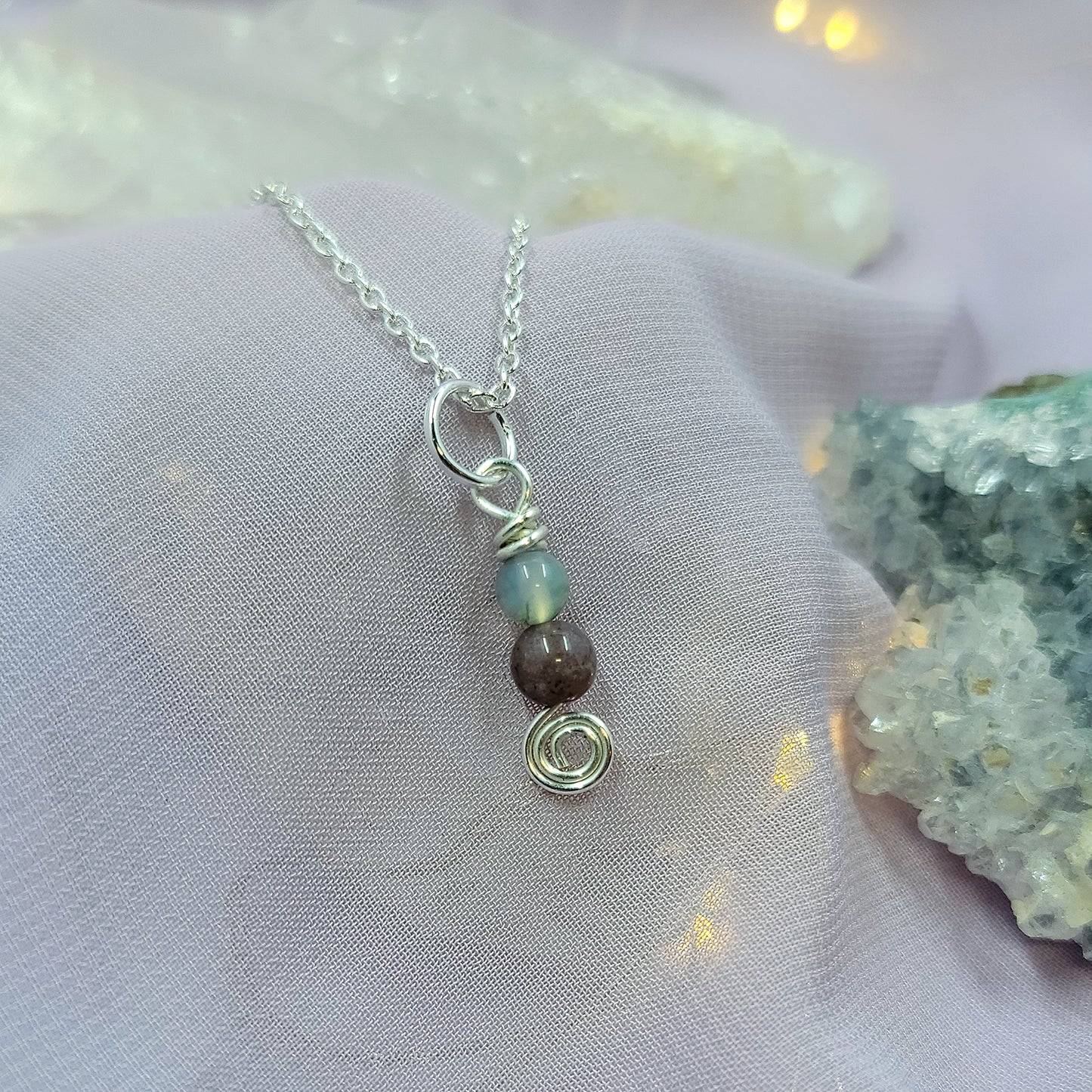Dainty Ocean Jasper Necklace