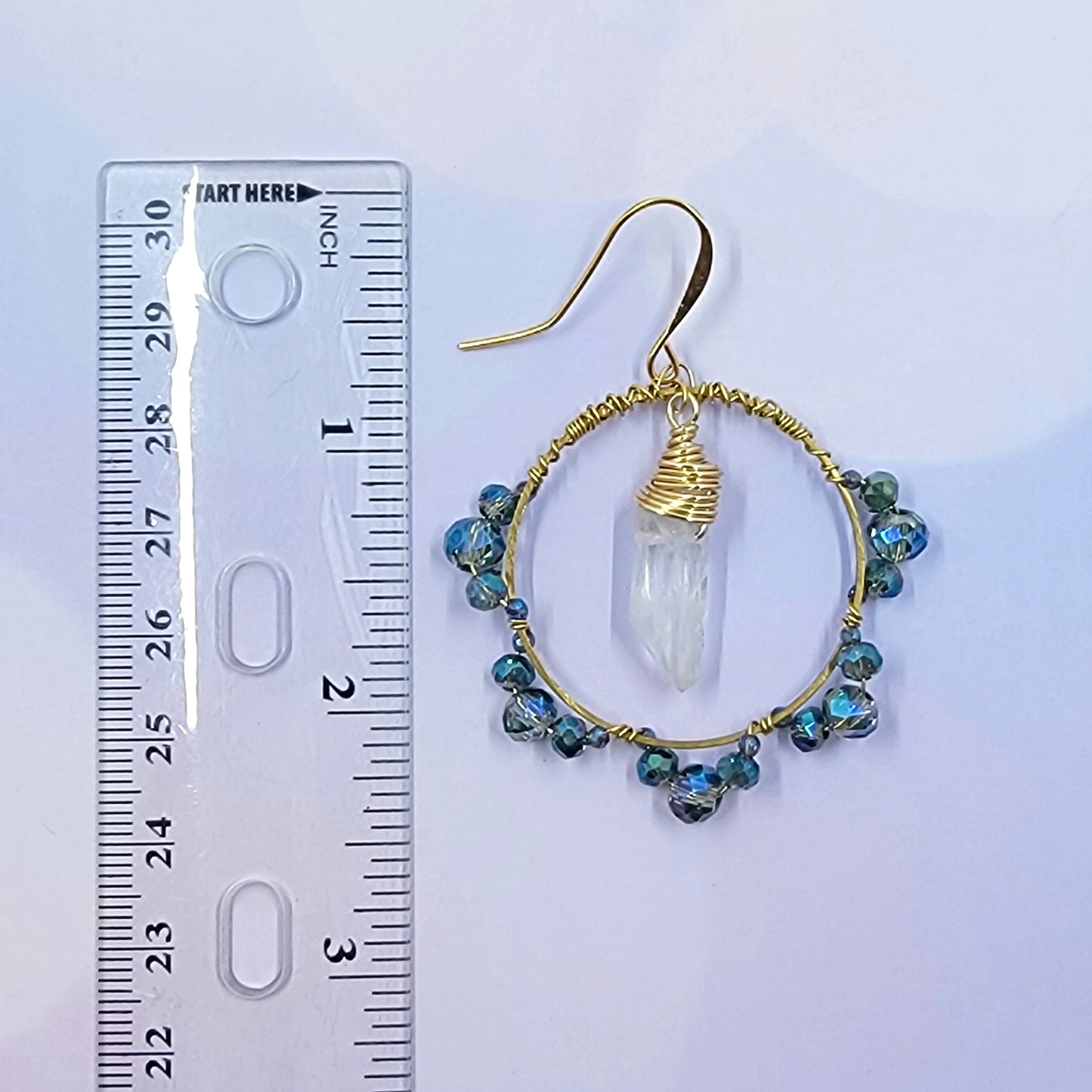 Quartz Sun Catcher Earrings