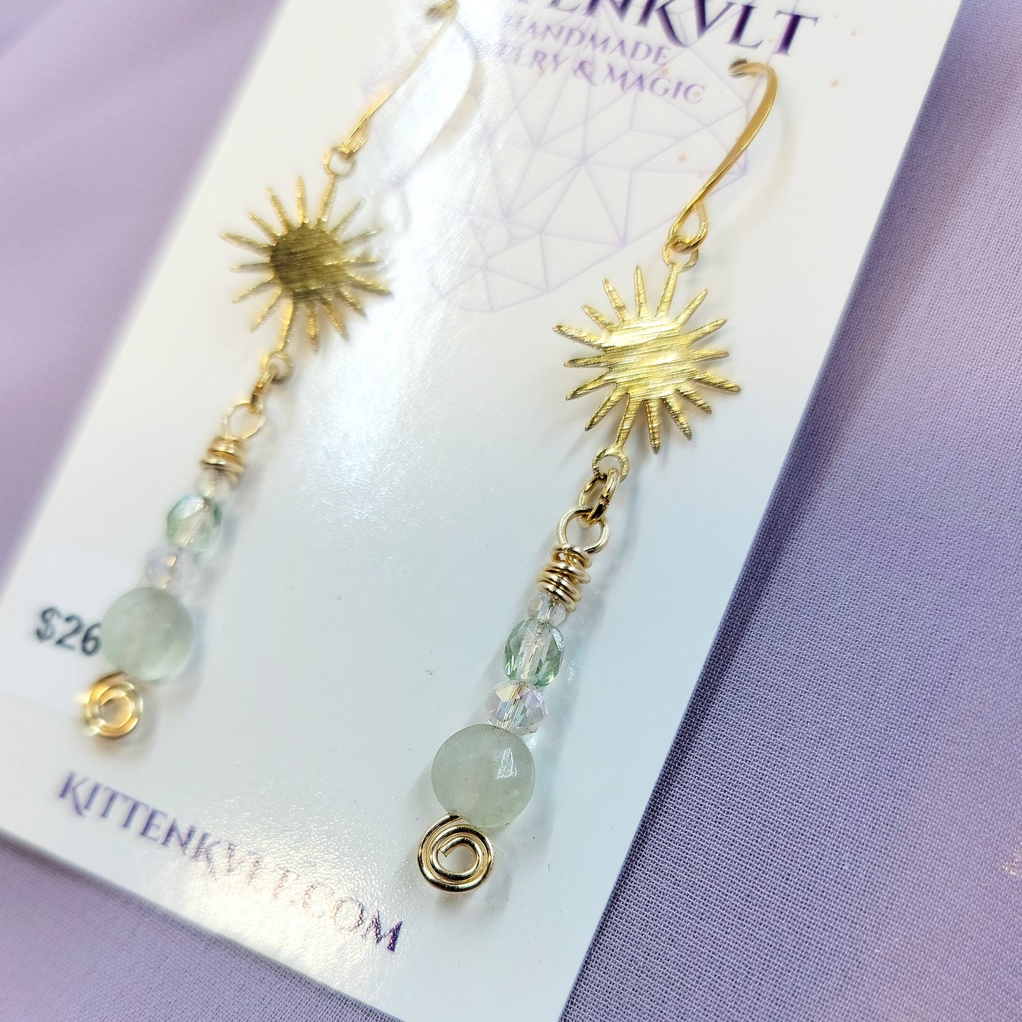 Celestial Fairy Fluorite Earrings