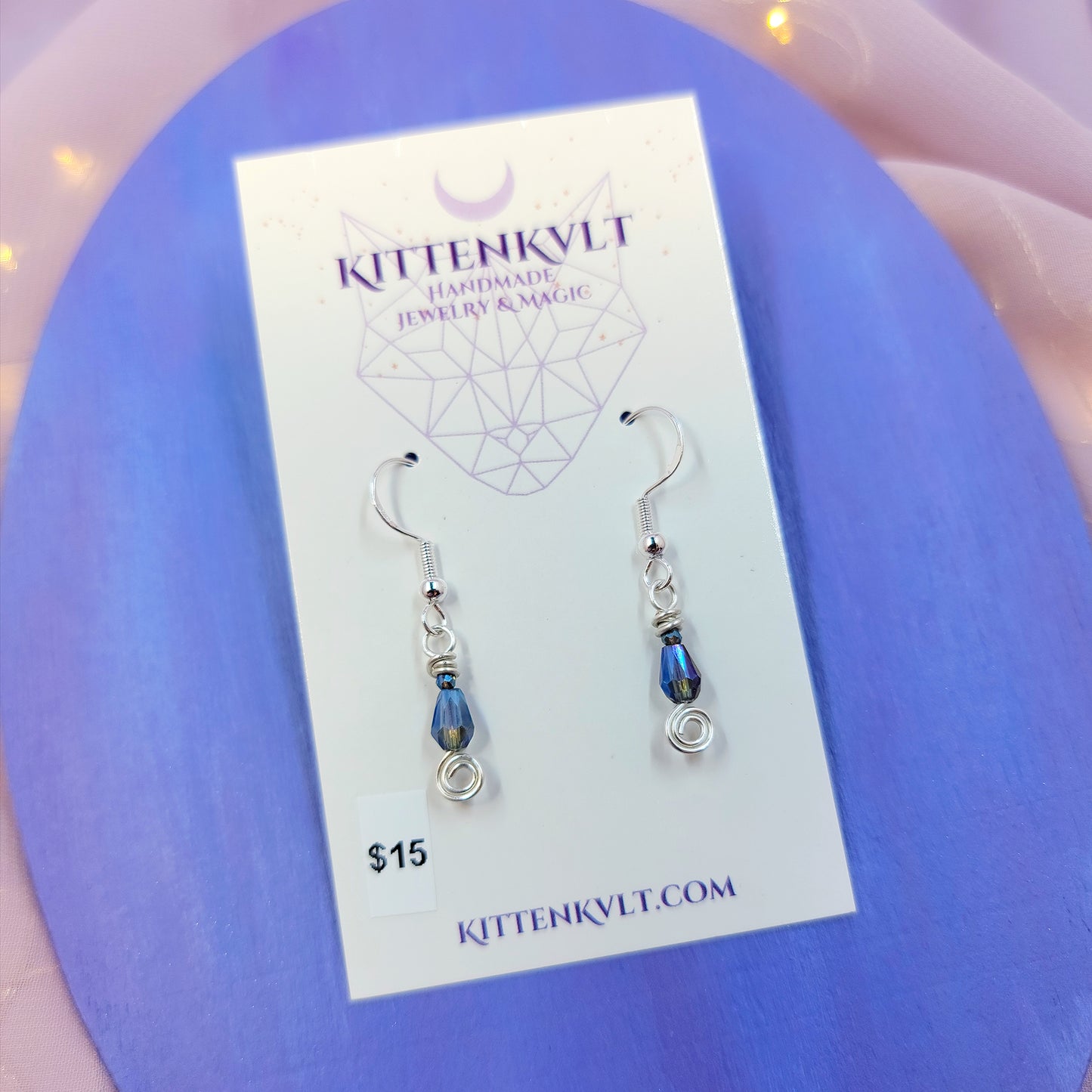 Dainty Ethereal Sun Catcher Earrings