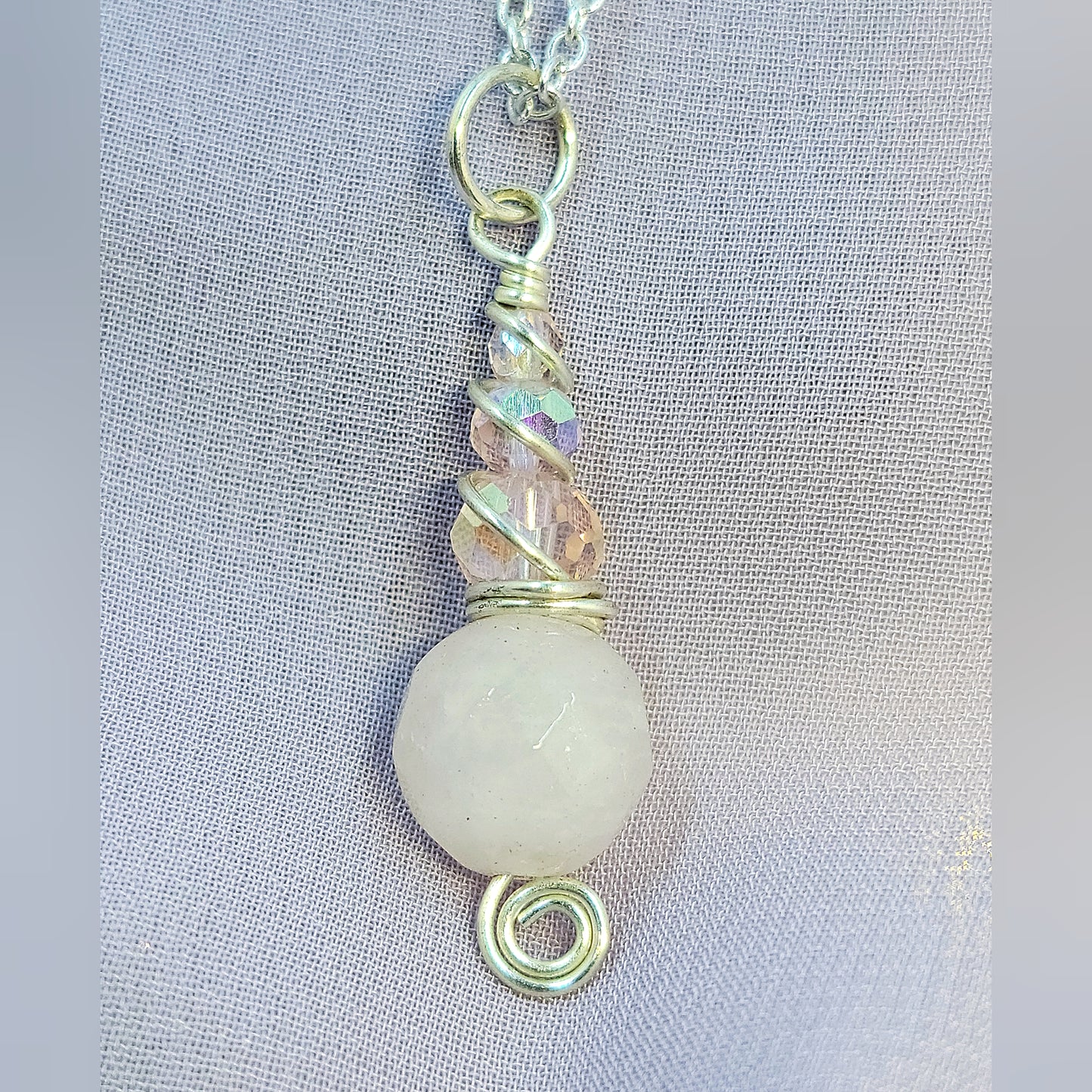 Ethereal Fairy Rose Quartz Necklace