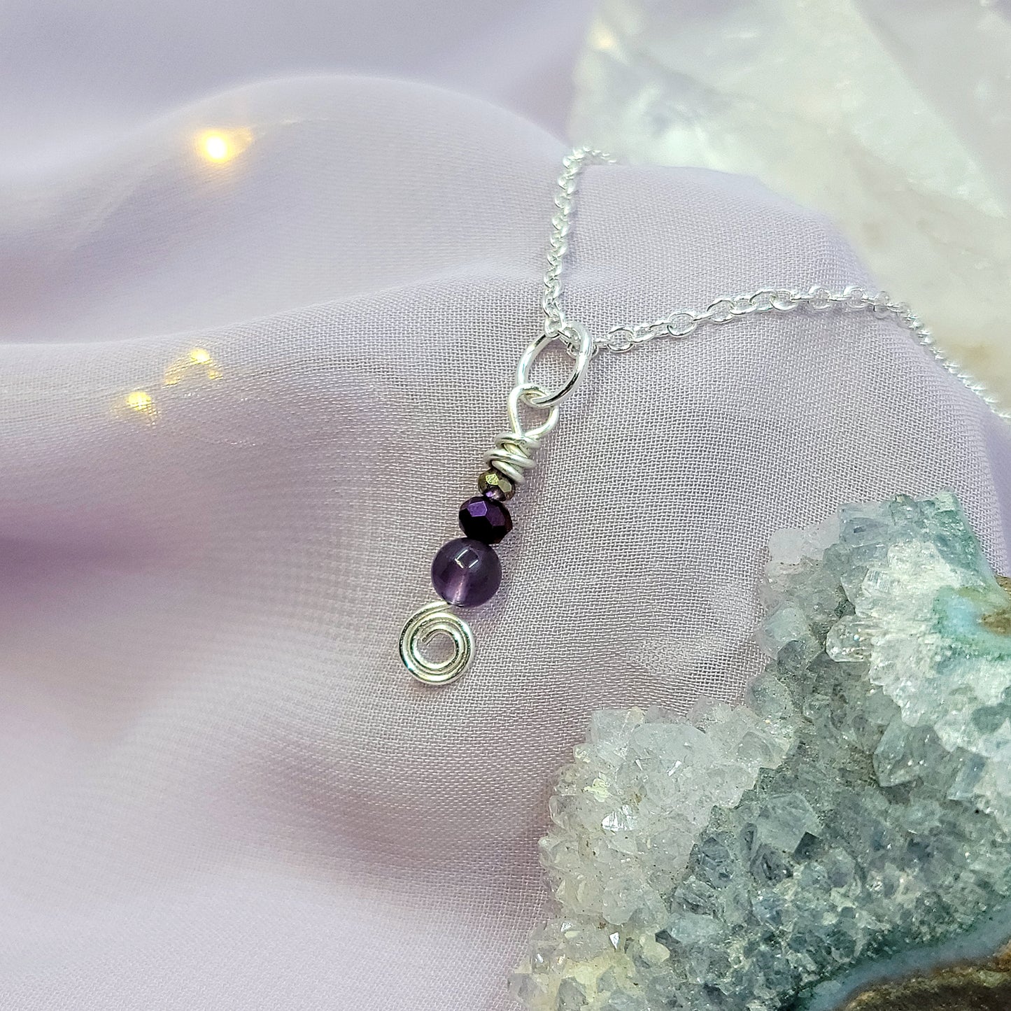 Dainty Amethyst Necklace