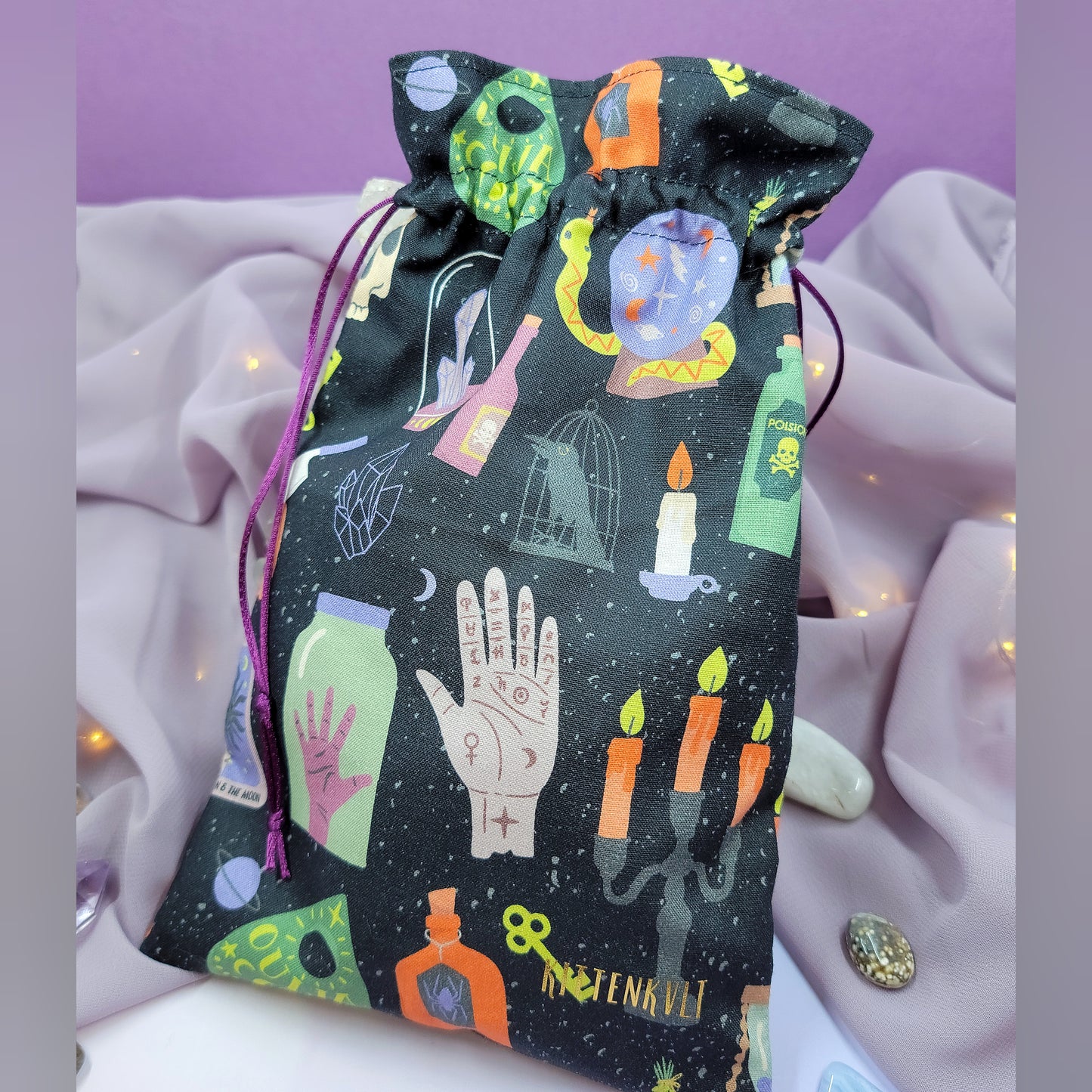 Mystical Spooky Witchy Tarot Pouch