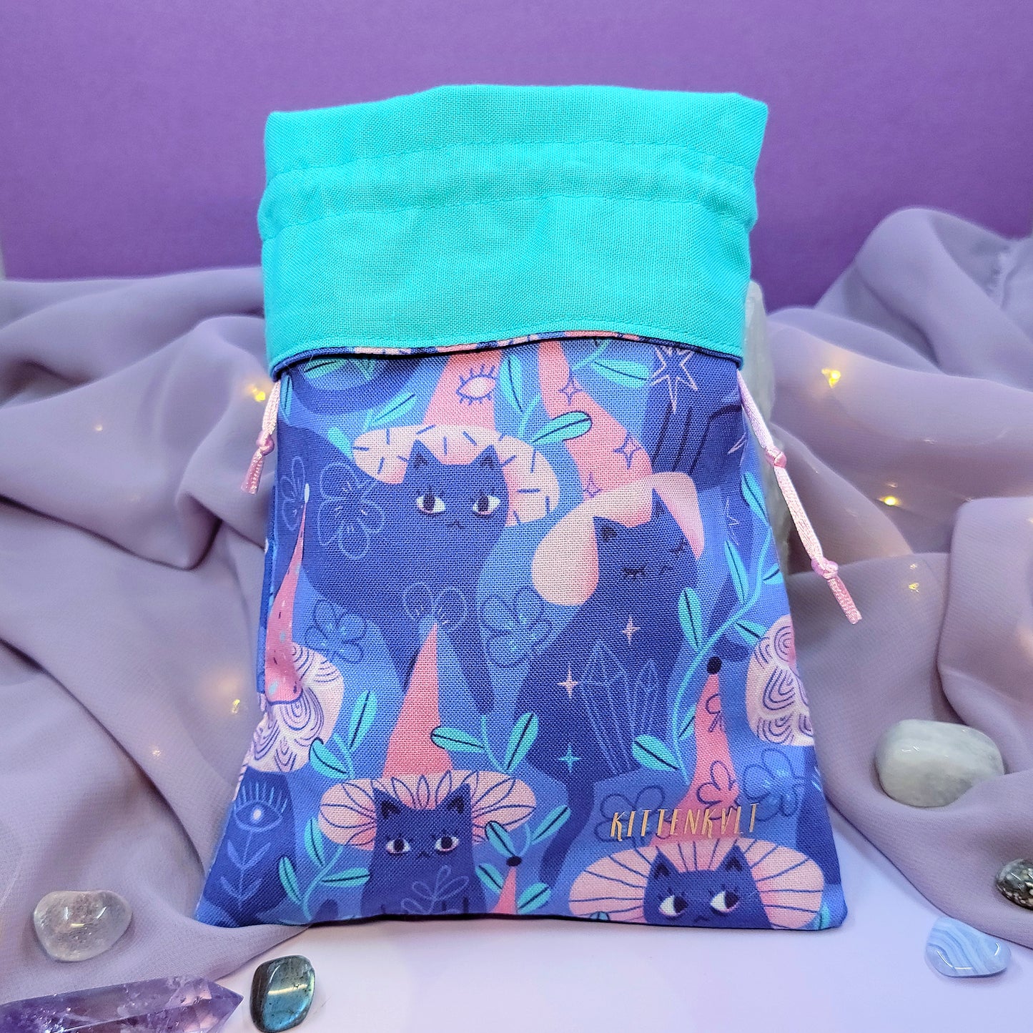 Mystical Witchy Kitty Tarot Pouch