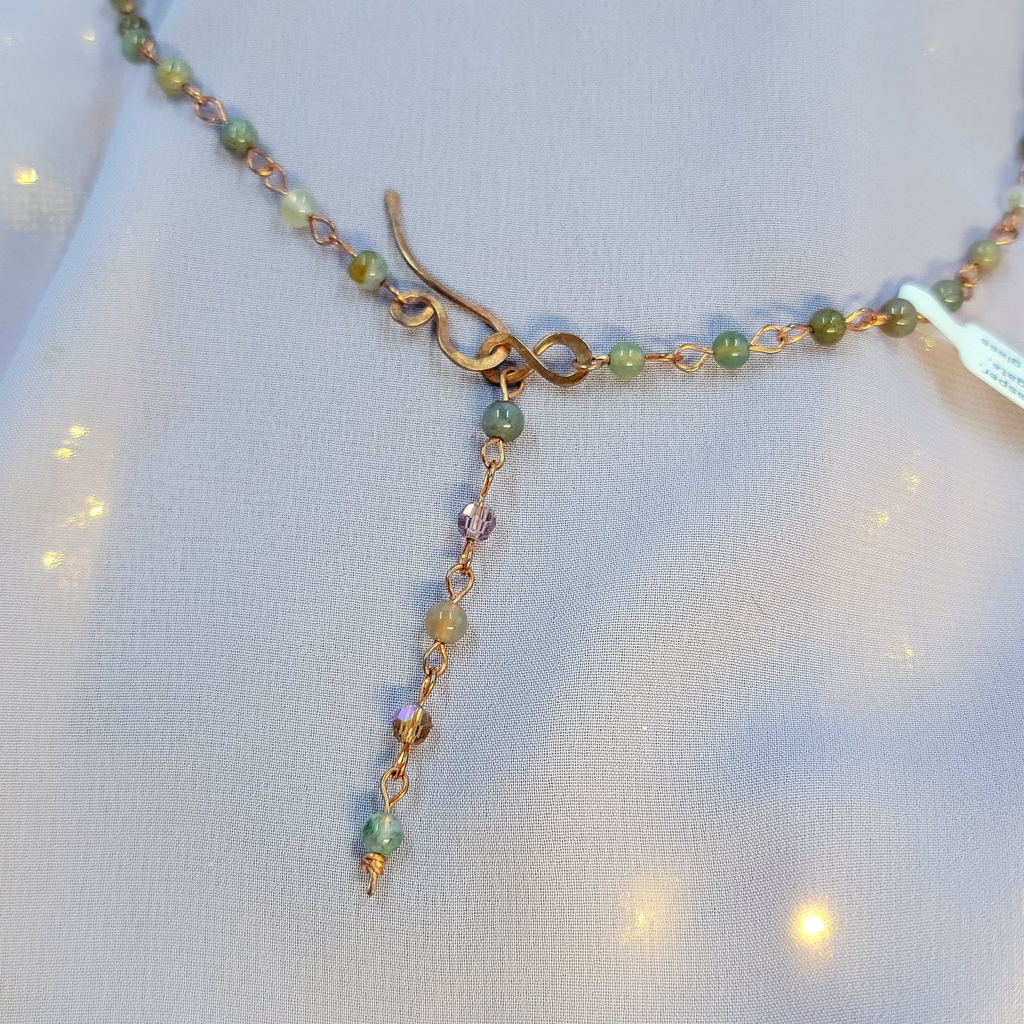 Mystical Witchy Fairy Ocean Jasper Copper Necklace