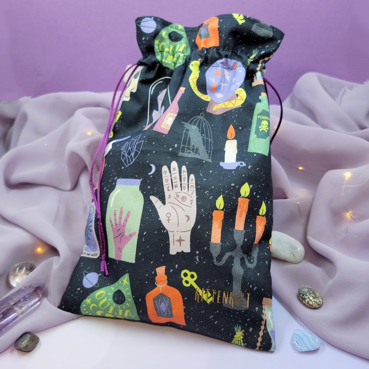 Mystical Spooky Witchy Tarot Pouch