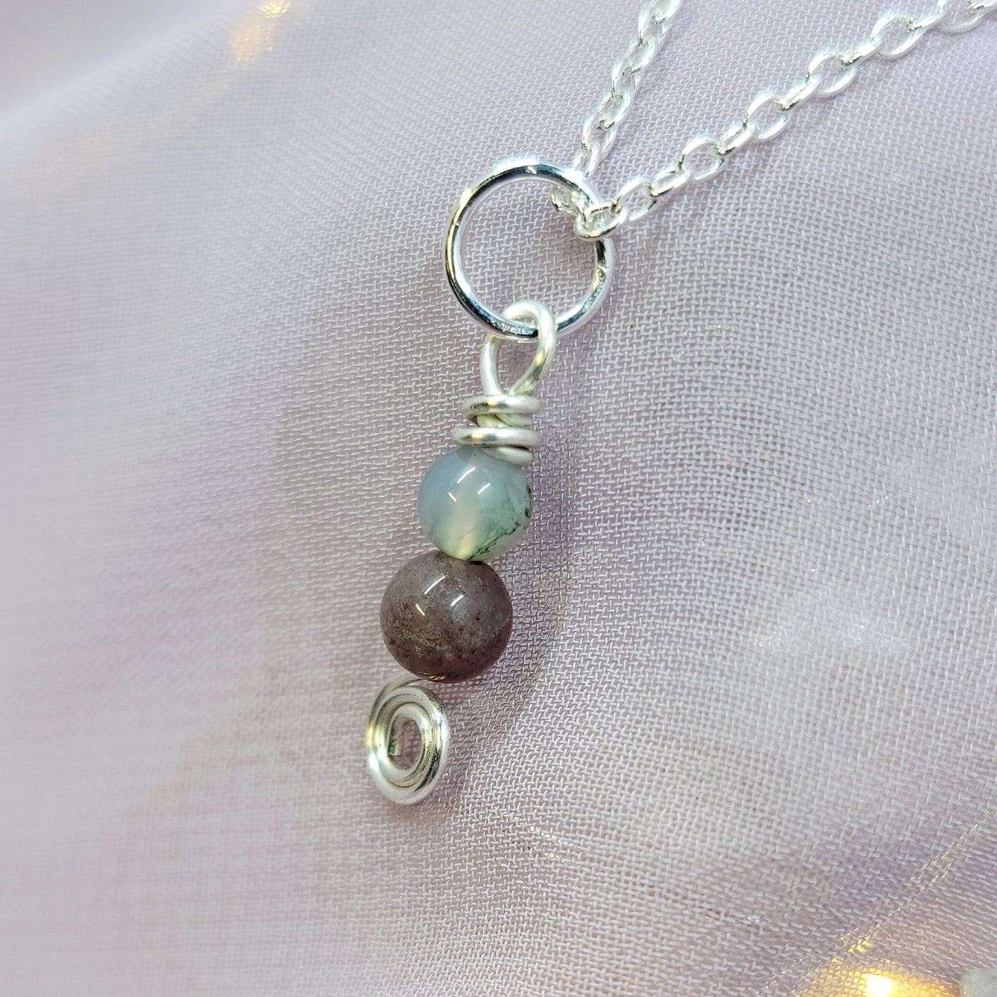 Dainty Ocean Jasper Necklace