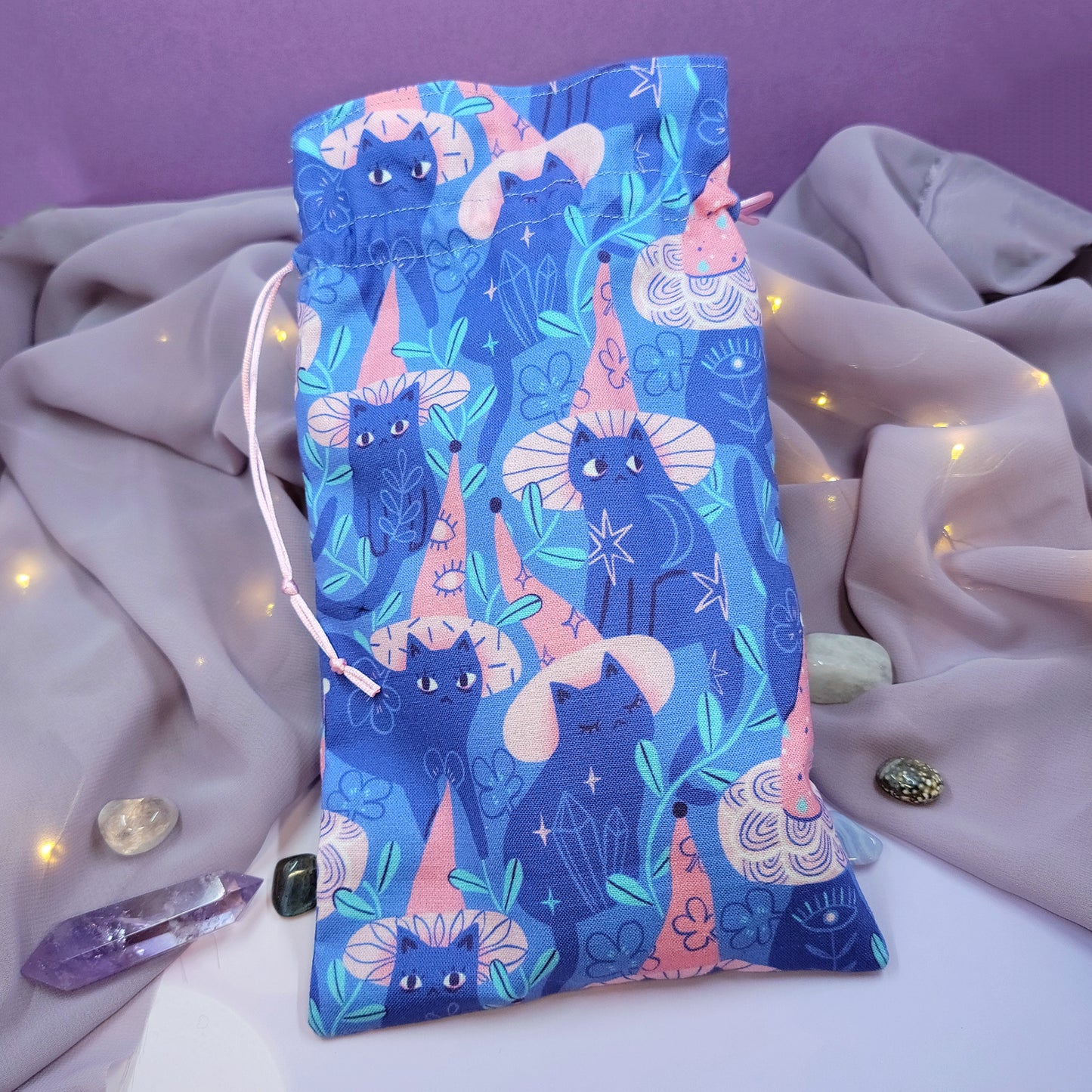 Mystical Witchy Kitty Tarot Pouch