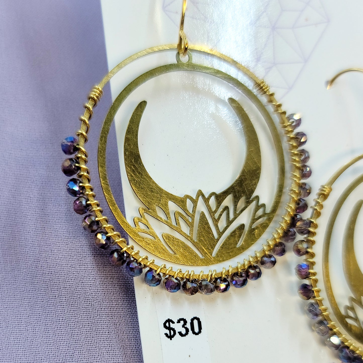 Mystical Lotus Earrings