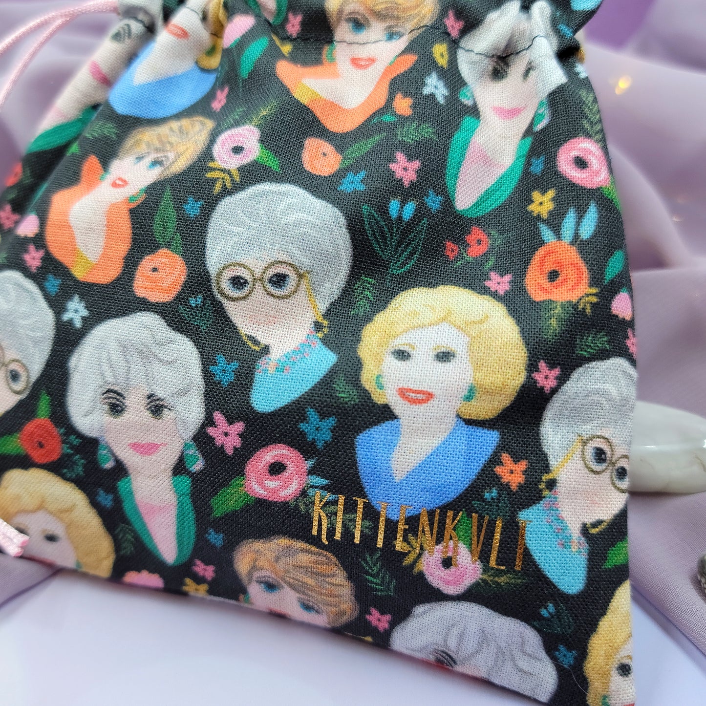 Golden Girls Crystal Trinket Pouch