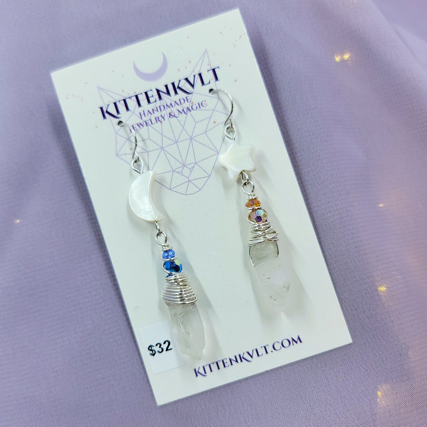 Celestial Quartz Earrings