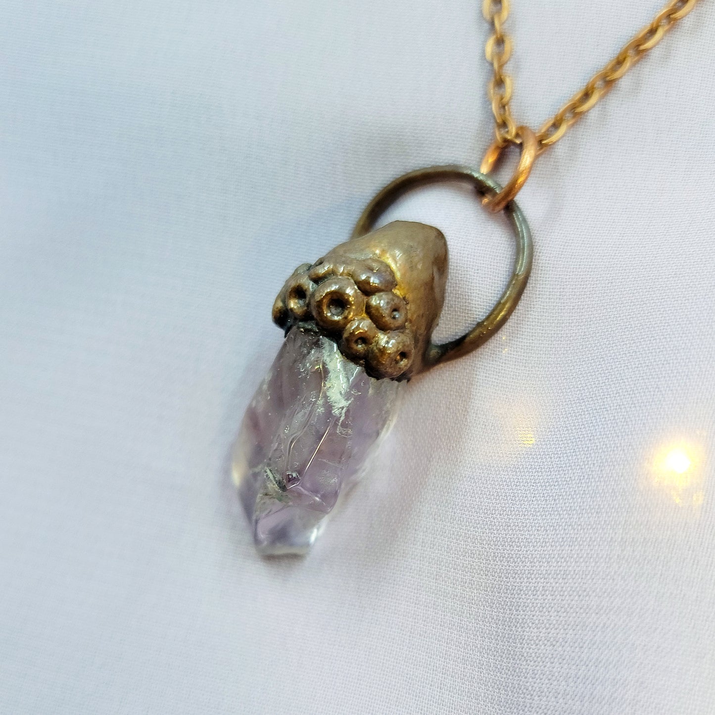 Amethyst Sea Witch Barnical Necklace