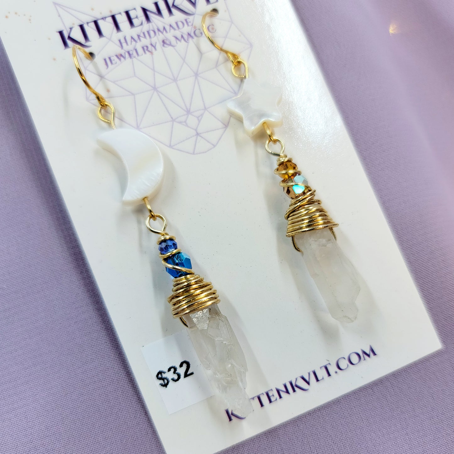 Celestial Quartz Earrings