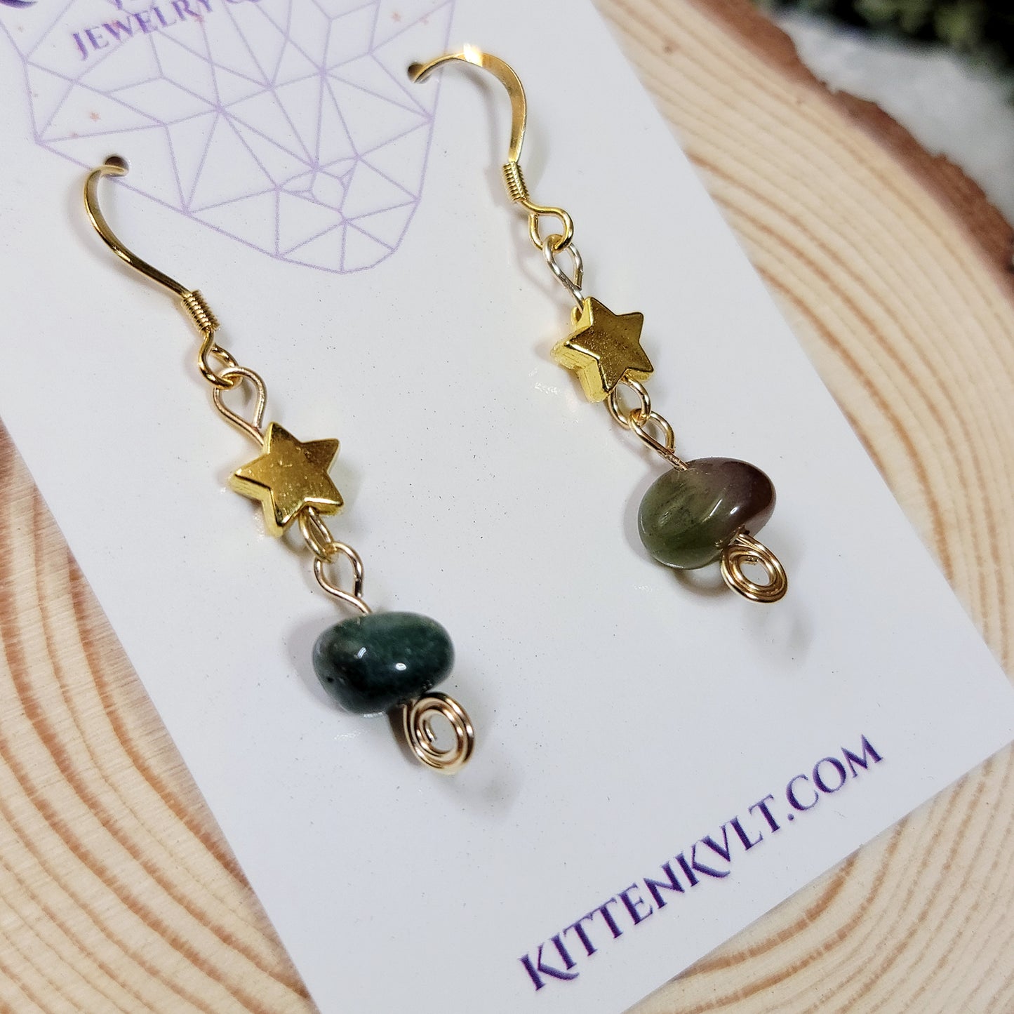 Celestial Ocean Jasper Earrings