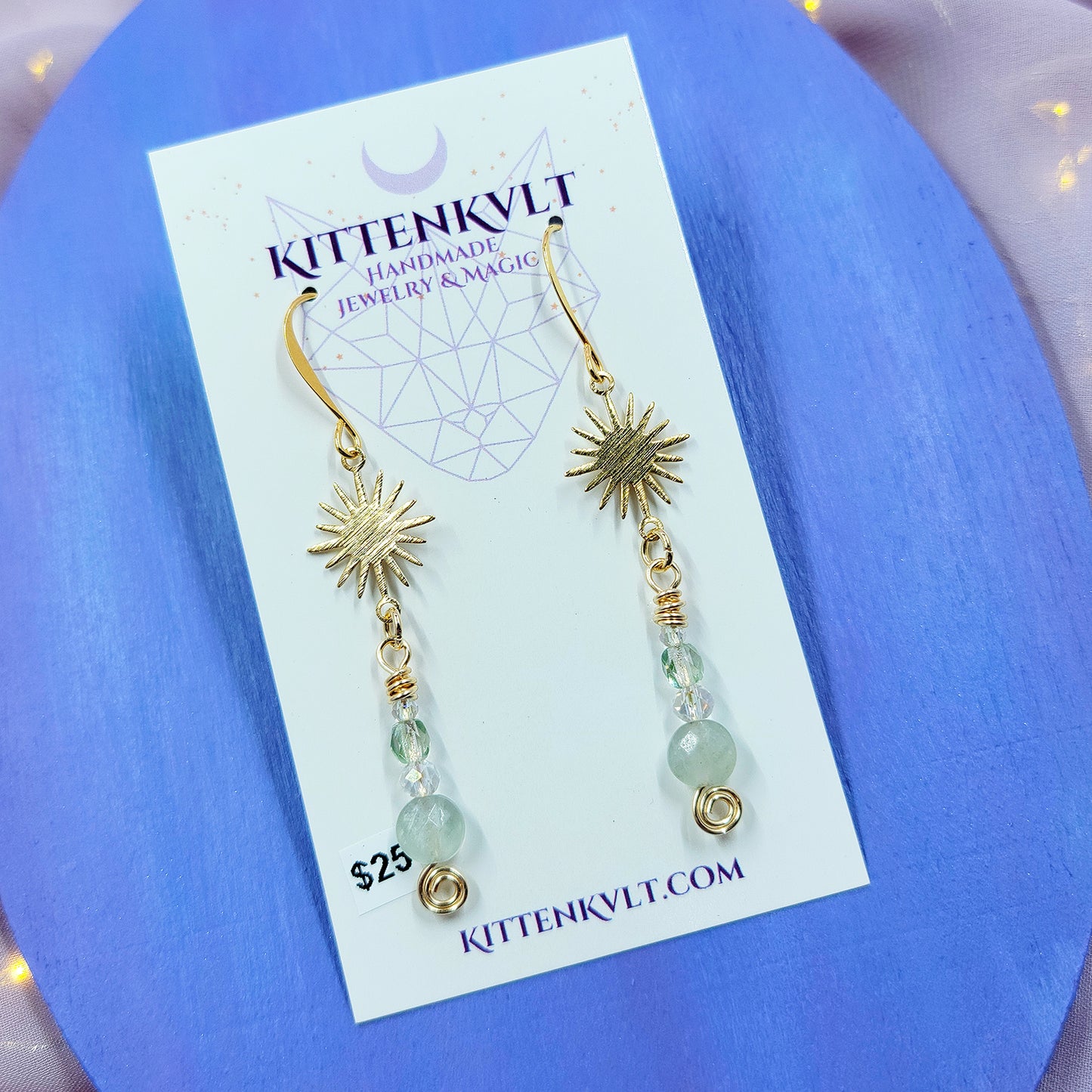 Celestial Fairy Fluorite Earrings