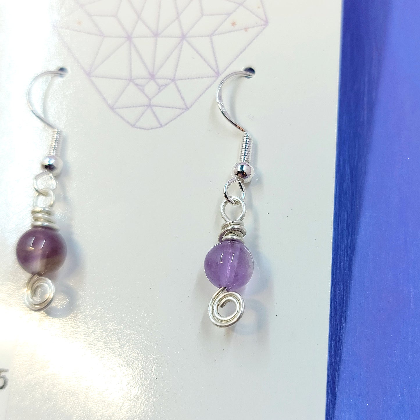 Dainty Fairy Amethyst Earrings