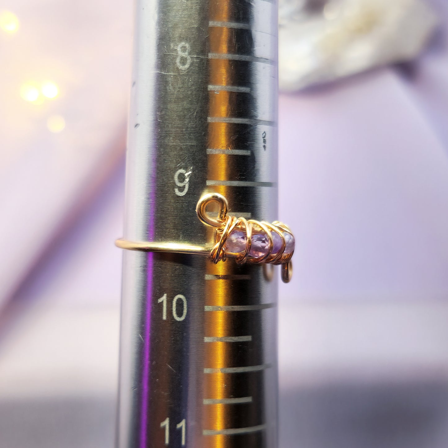 Mystical Witchy Fairy Amethyst Ring