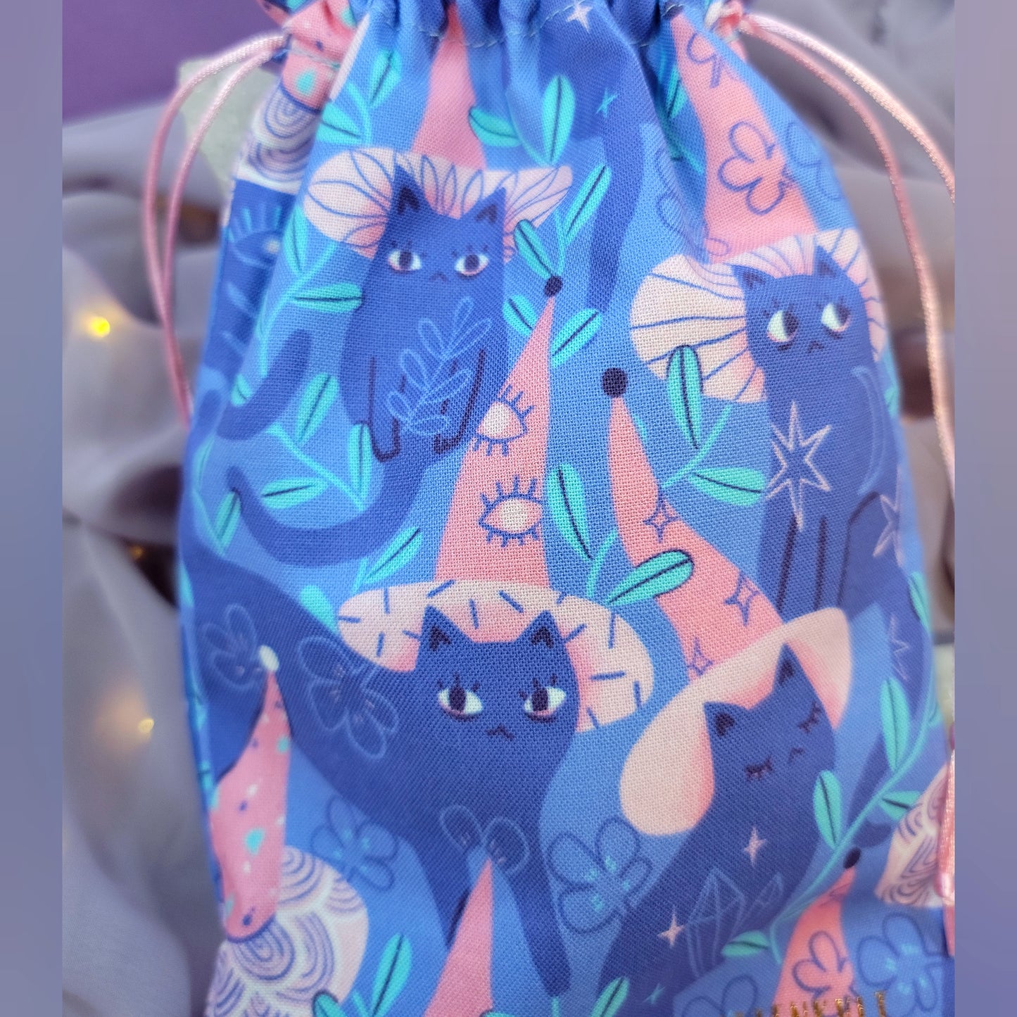 Mystical Witchy Kitty Tarot Pouch