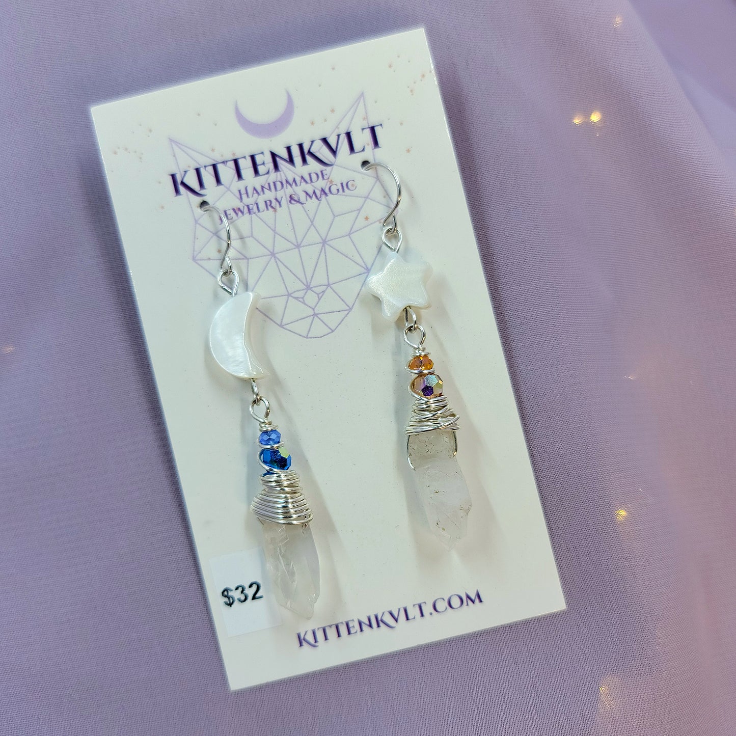 Celestial Quartz Earrings