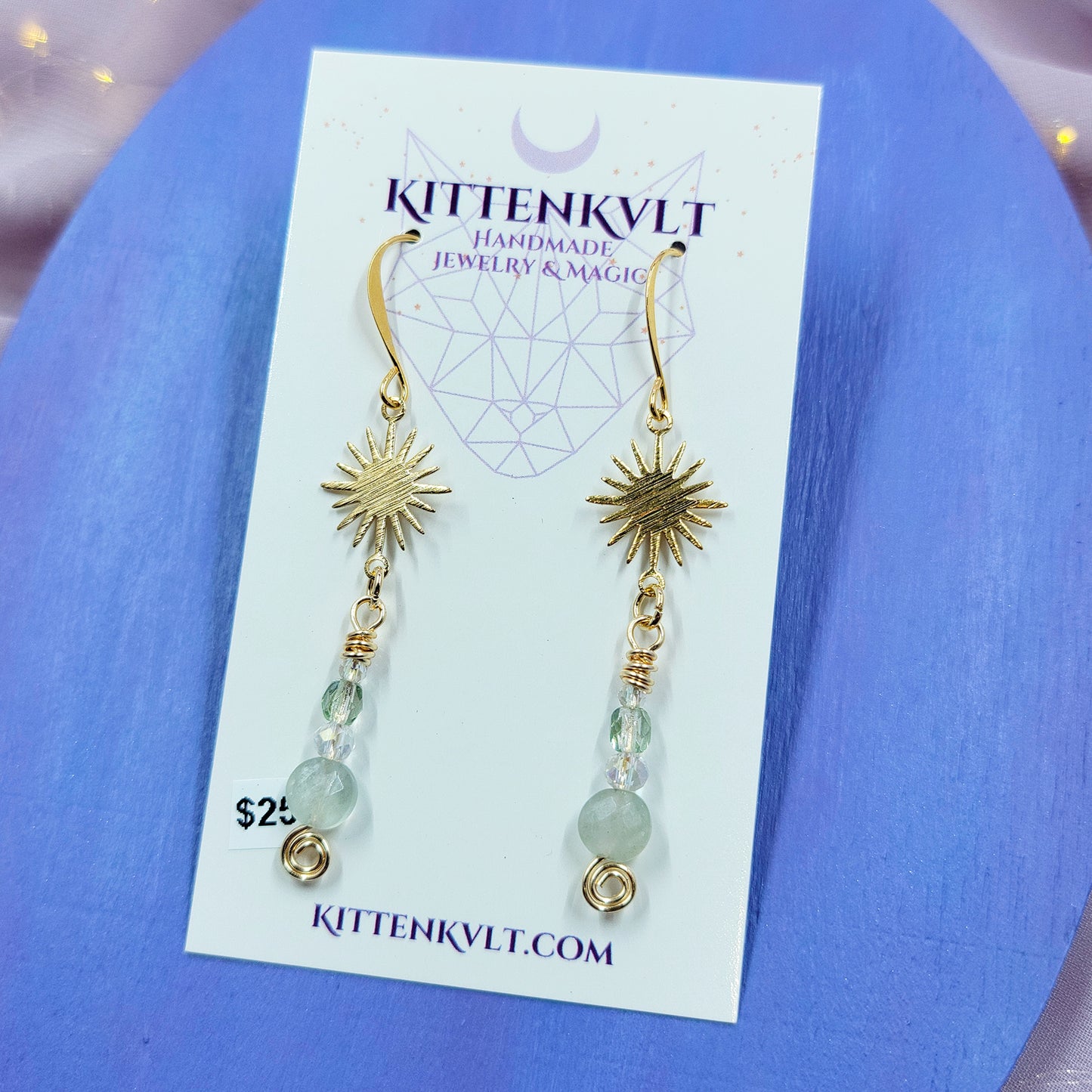 Celestial Fairy Fluorite Earrings