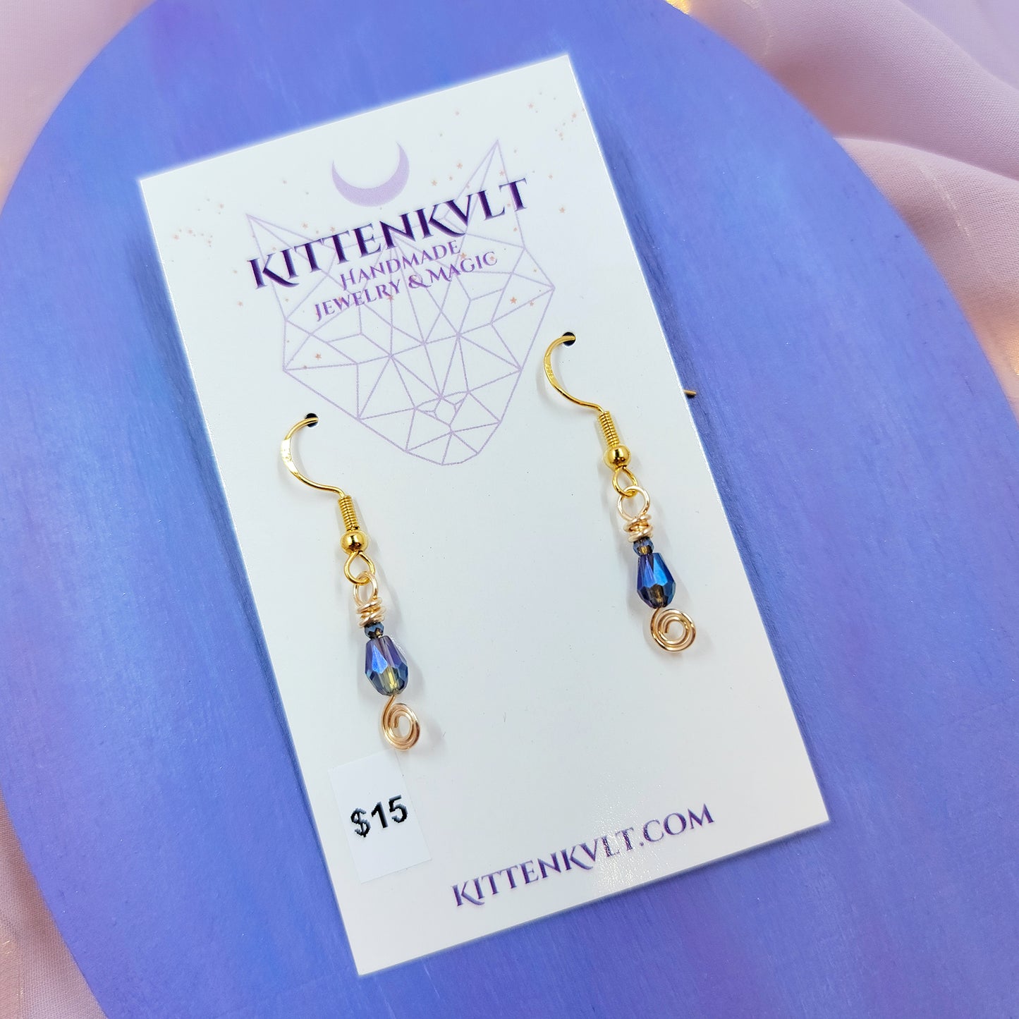 Dainty Ethereal Sun Catcher Earrings