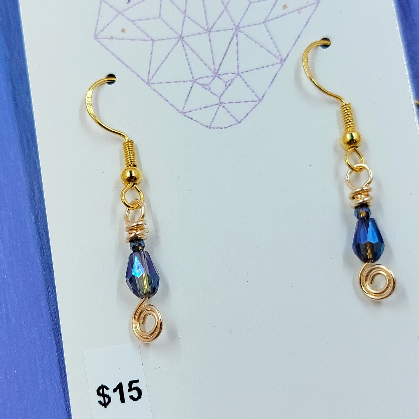 Dainty Ethereal Sun Catcher Earrings