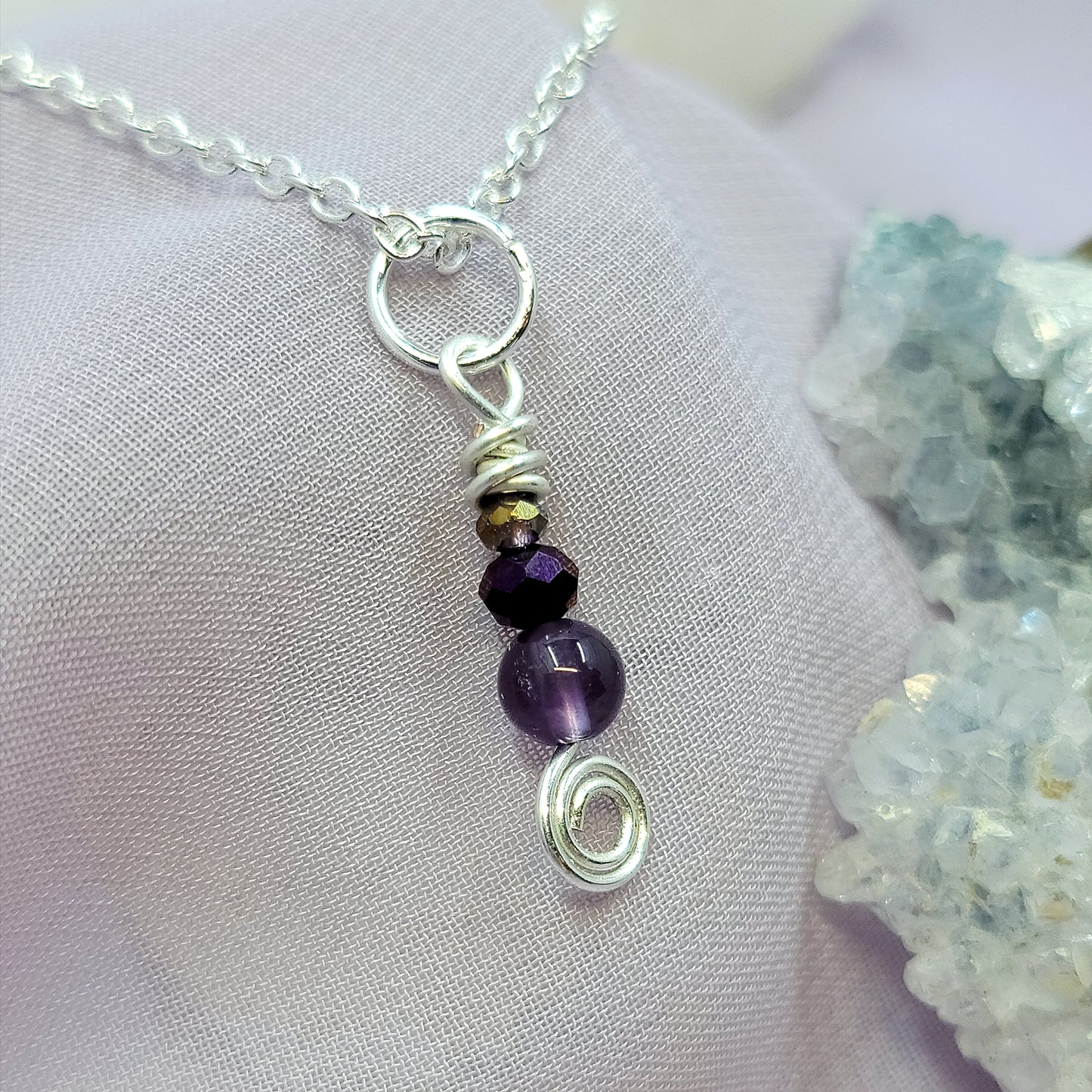 Dainty Amethyst Necklace