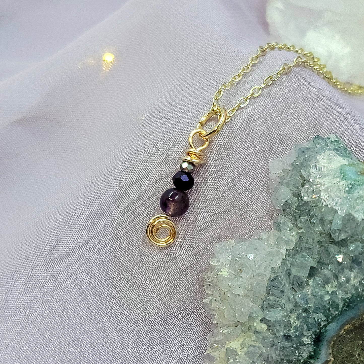 Dainty Amethyst Necklace