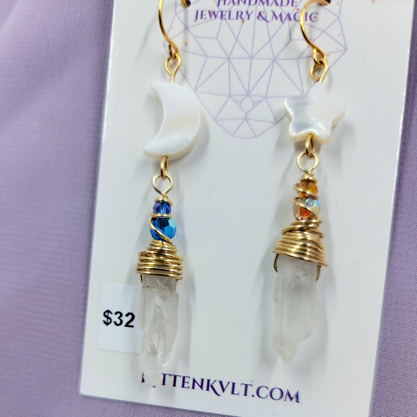 Celestial Quartz Earrings