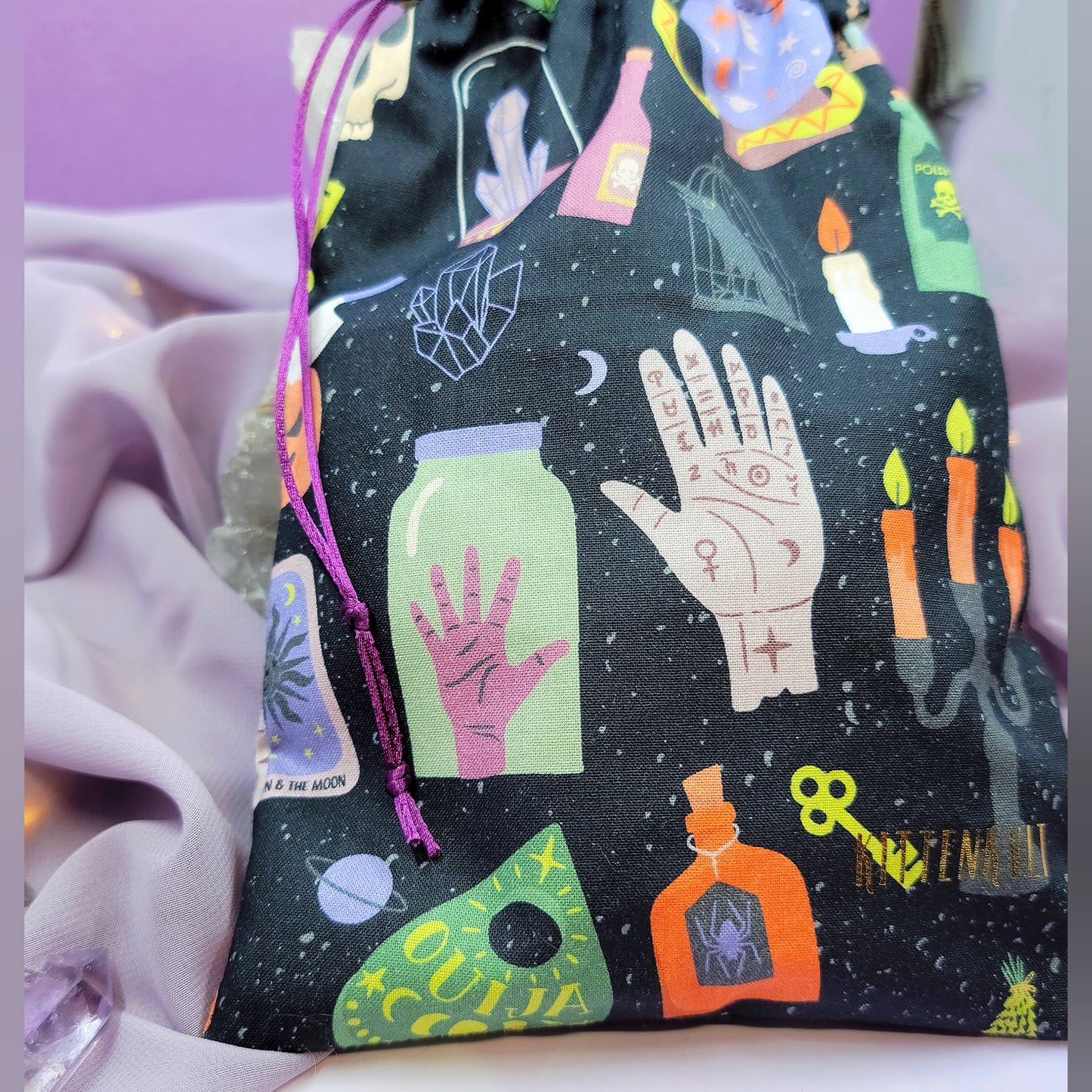 Mystical Spooky Witchy Tarot Pouch