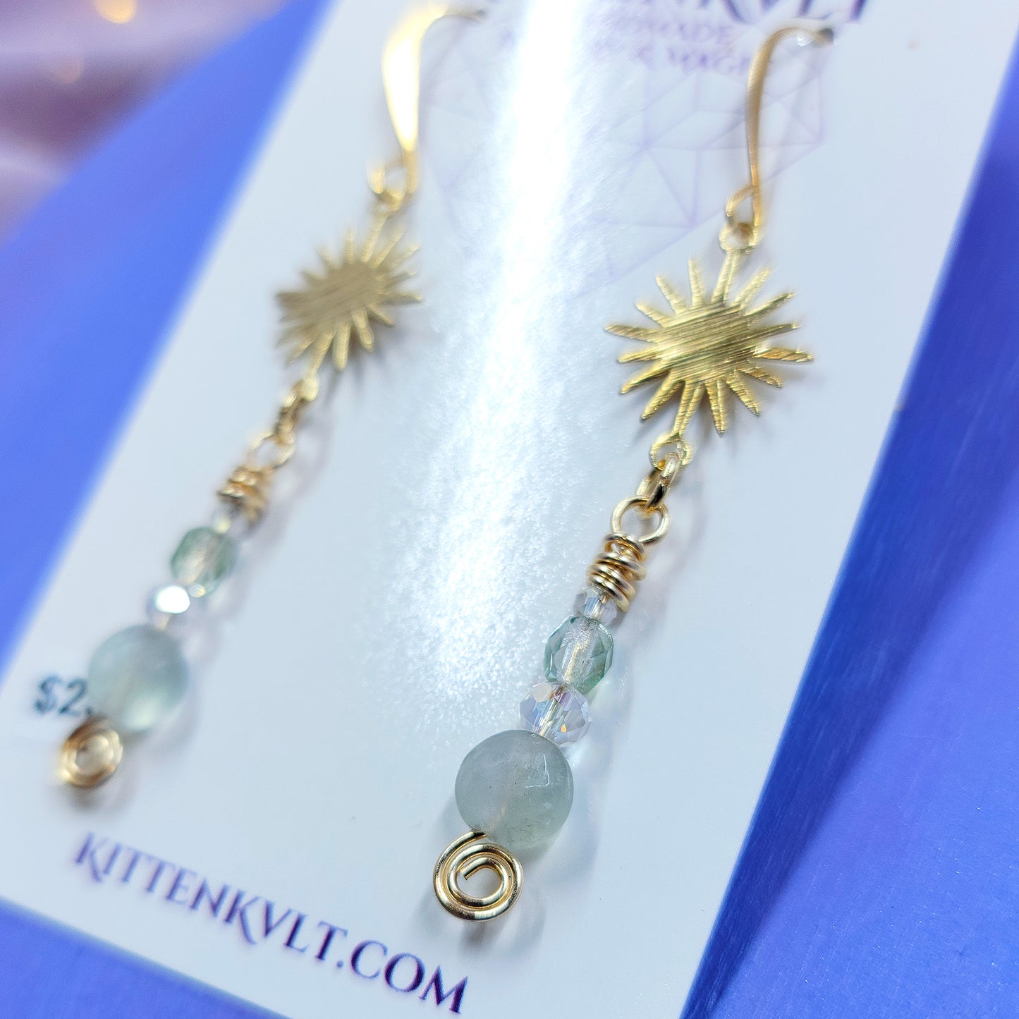 Celestial Fairy Fluorite Earrings