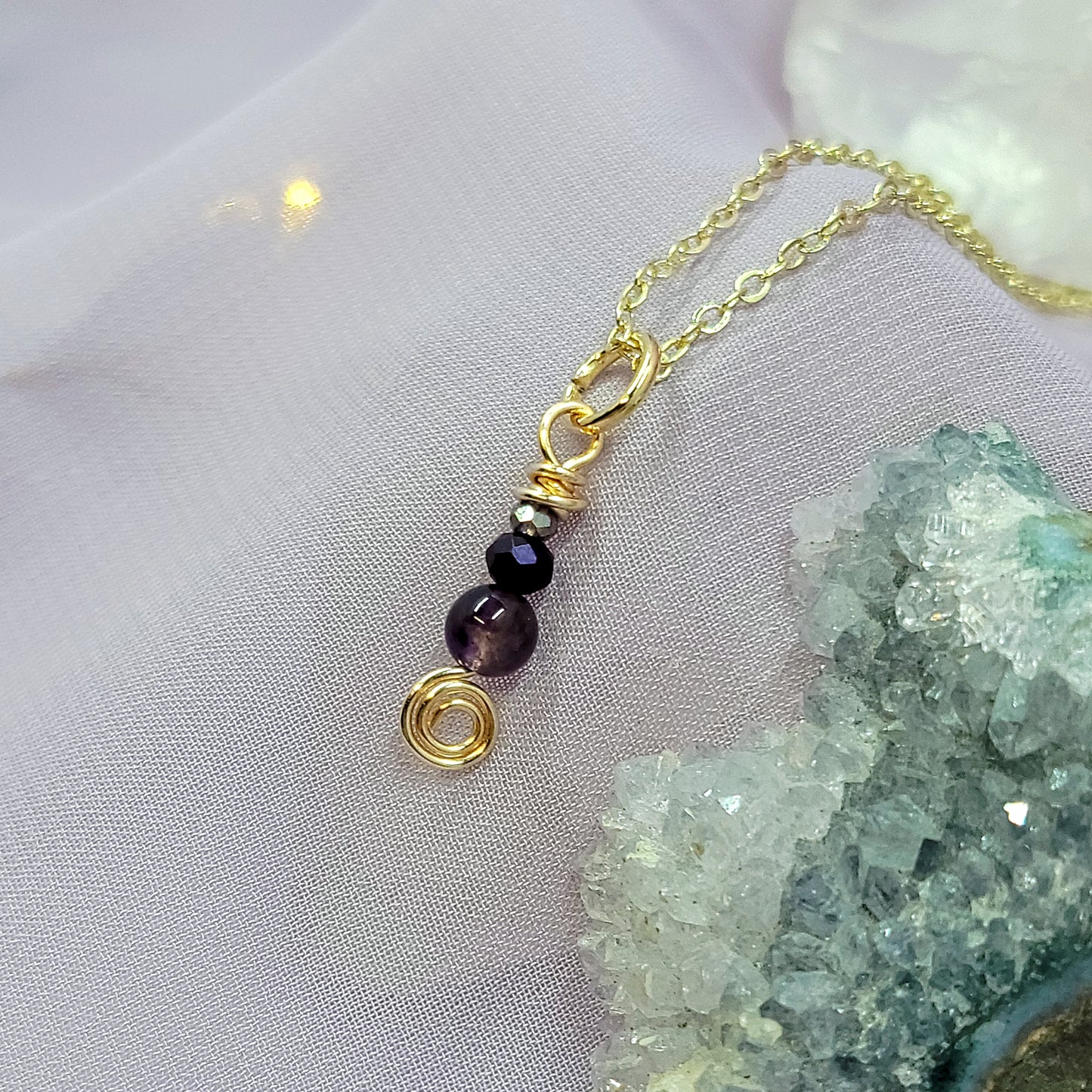 Dainty Amethyst Necklace