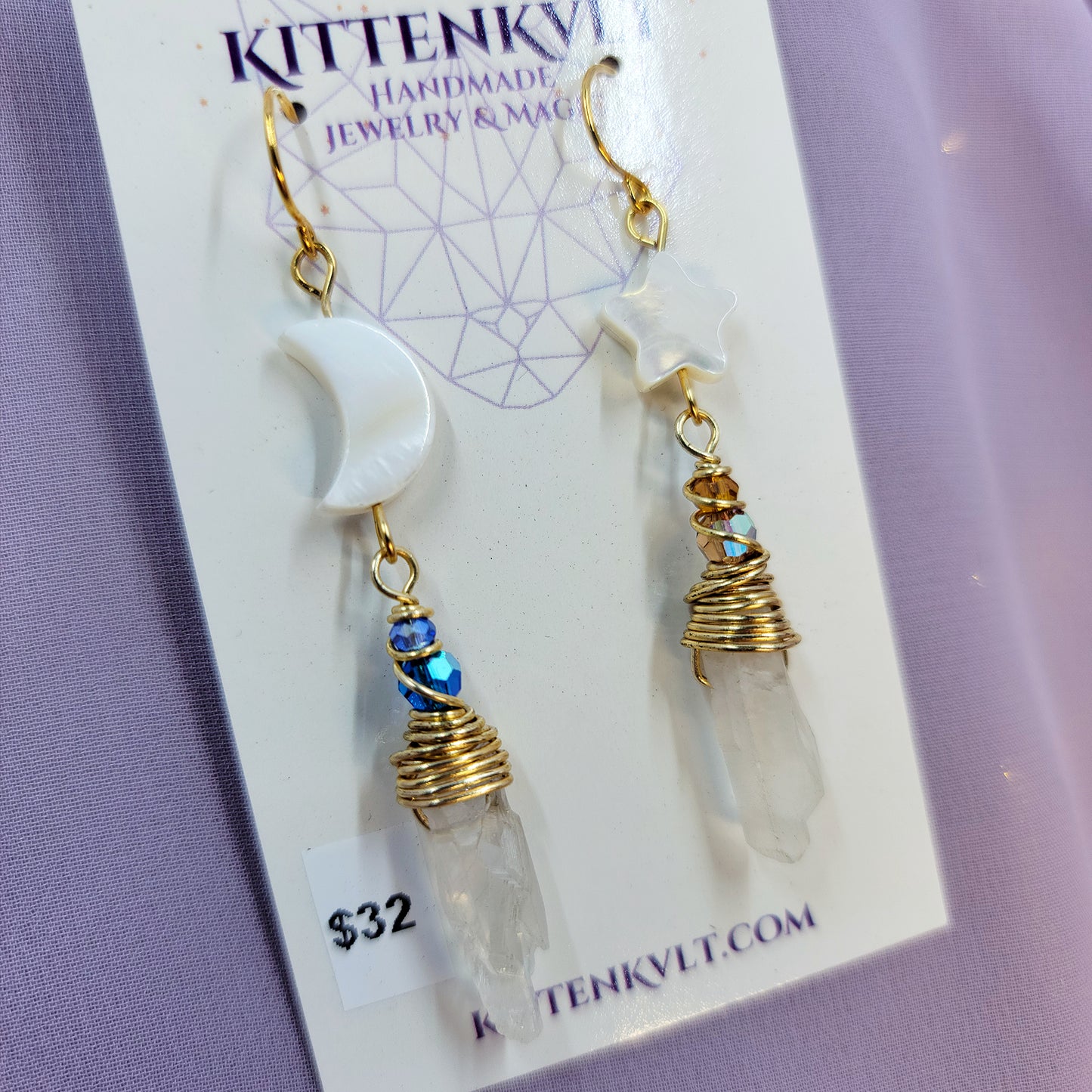 Celestial Quartz Earrings