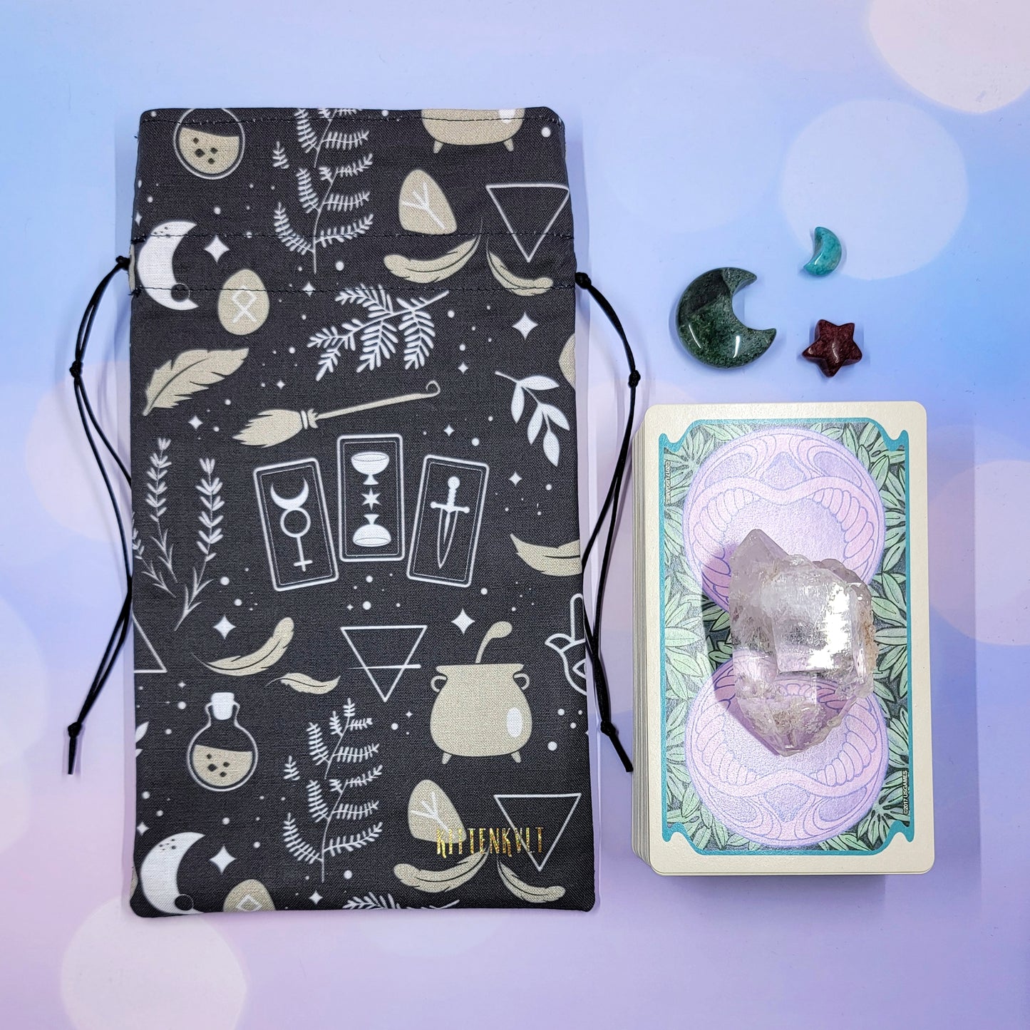 Divination Witch Whimsy Gothic Tarot Pouch