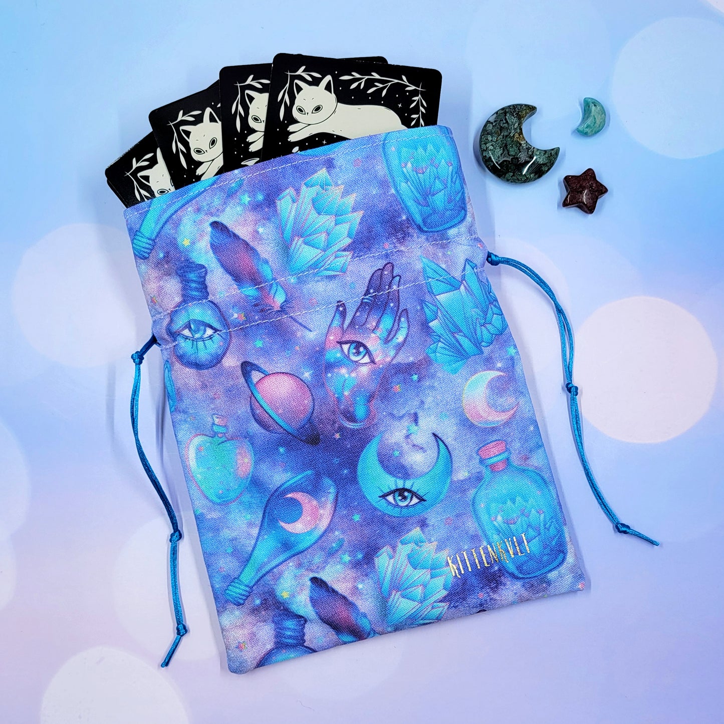 Witchy Mystical Ethereal Celestial Trinket Pouch